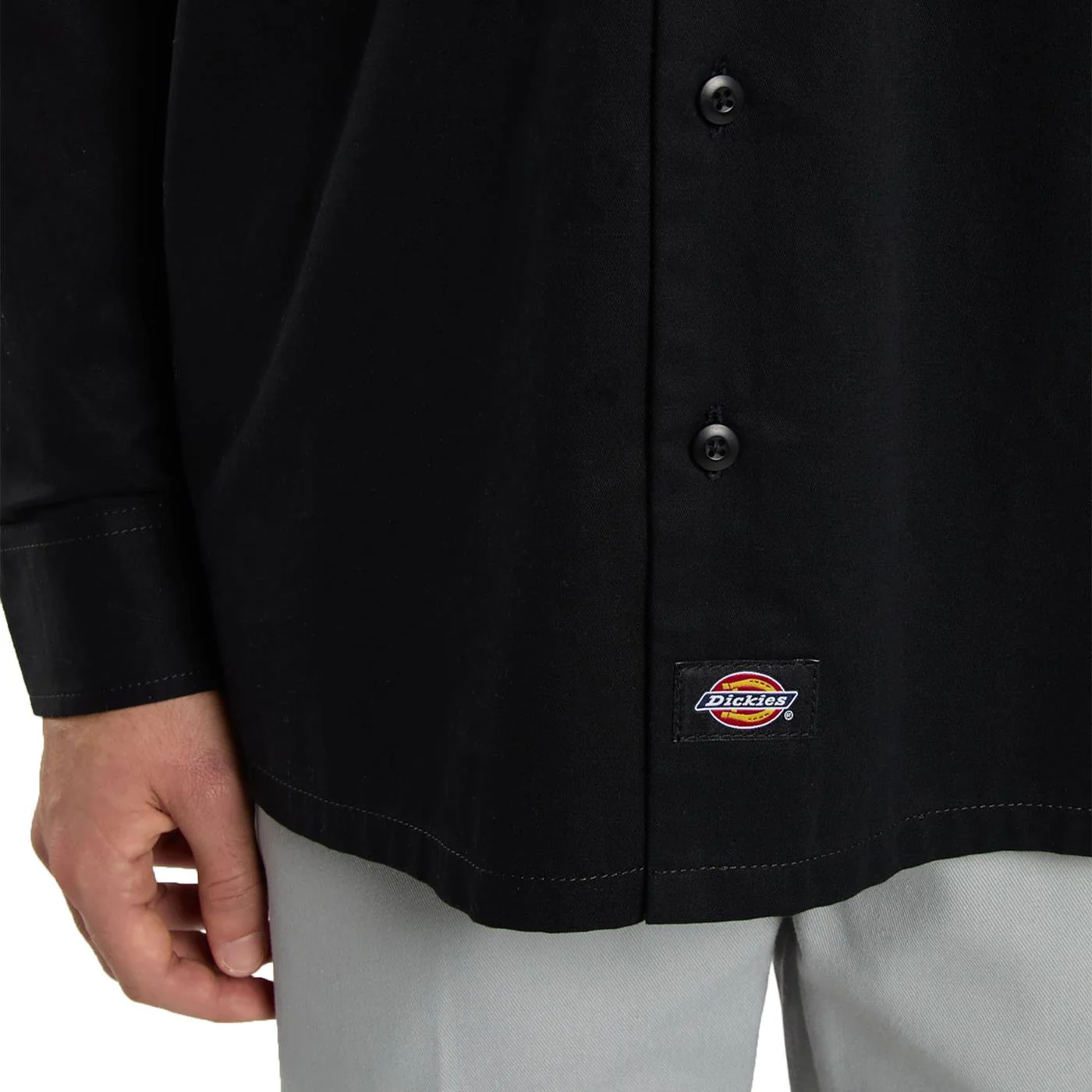 Dickies Lewistown LS Shirt Black - Image 5