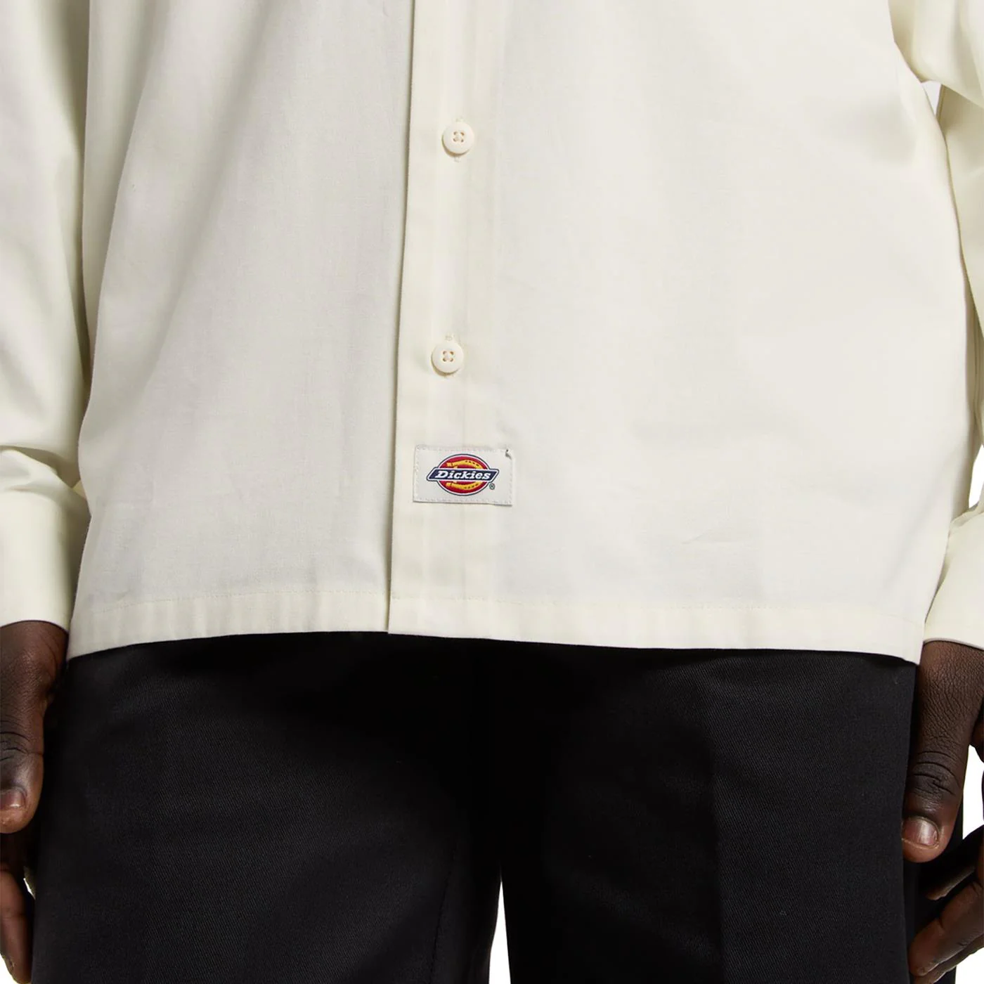 Dickies Lewistown LS Shirt Egret - Image 5