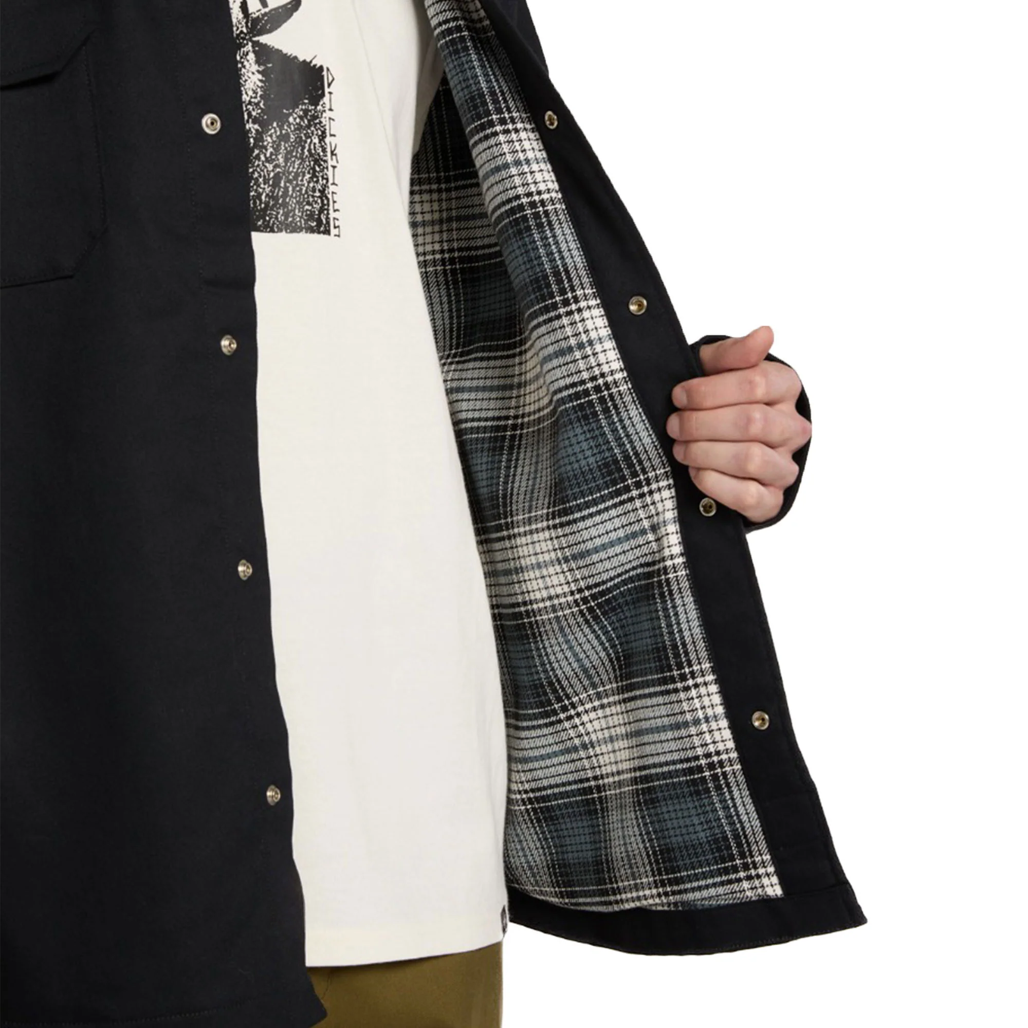 Dickies Mike Anderson Lined Shacket Black - Image 3