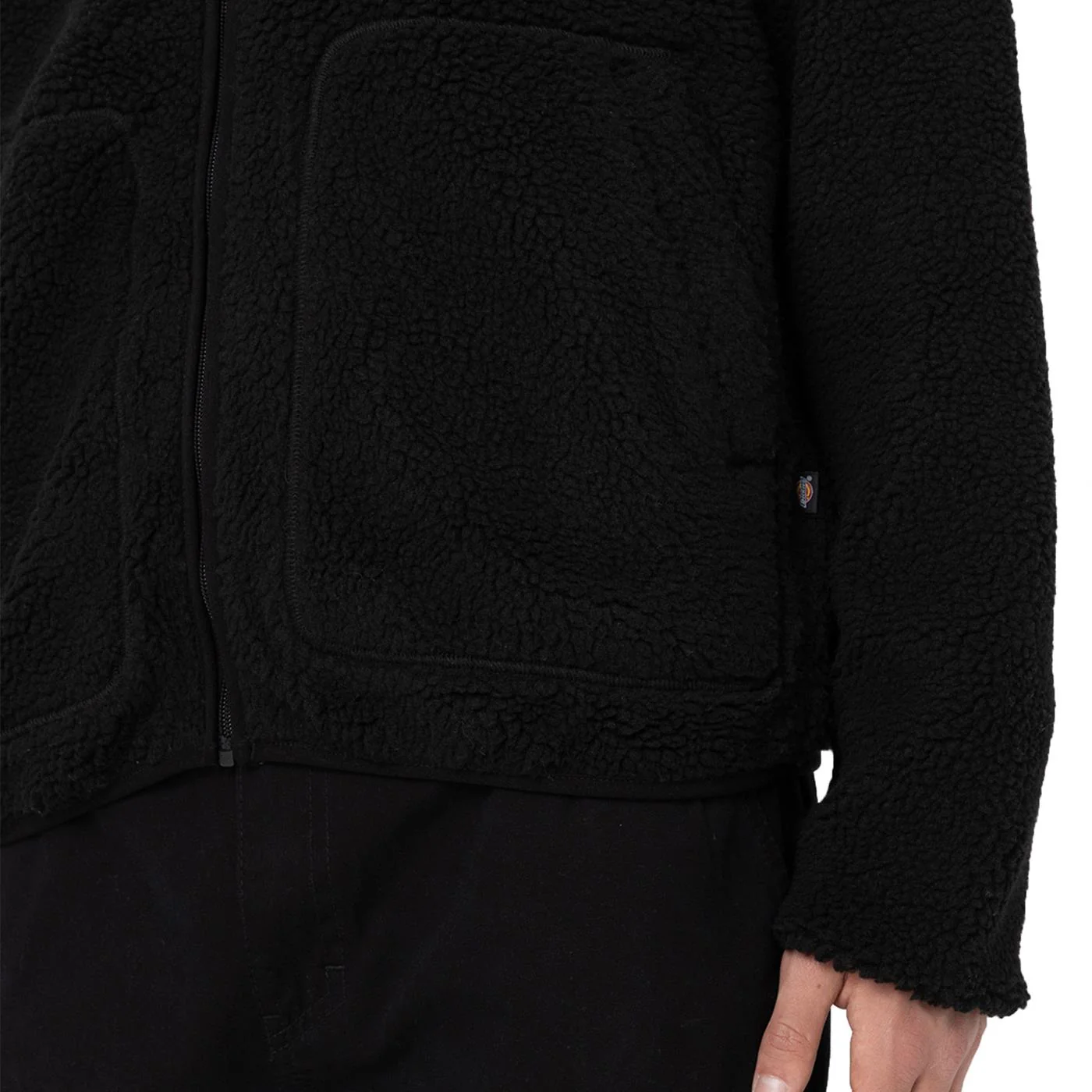 Dickies Mount Hope Fleece Jacket Black - Image 4