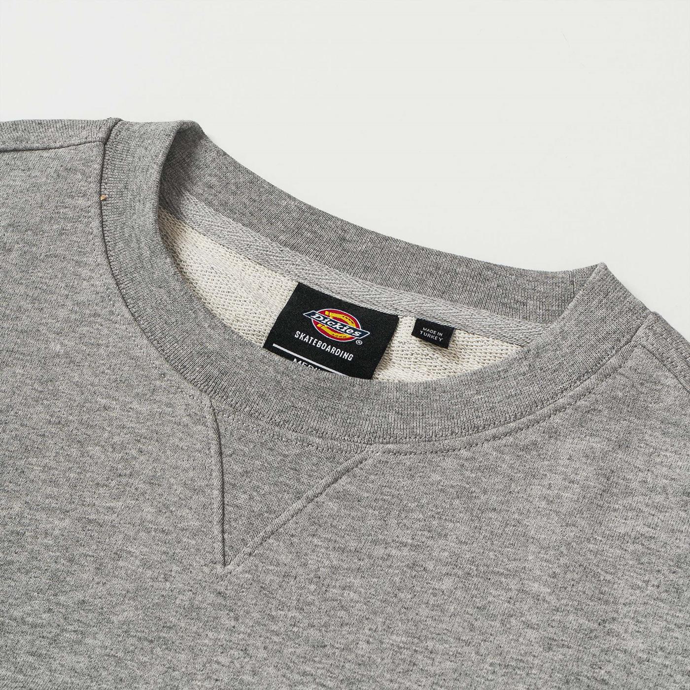 Dickies Mount Vista Crew Sweat Grey Melange - Image 3