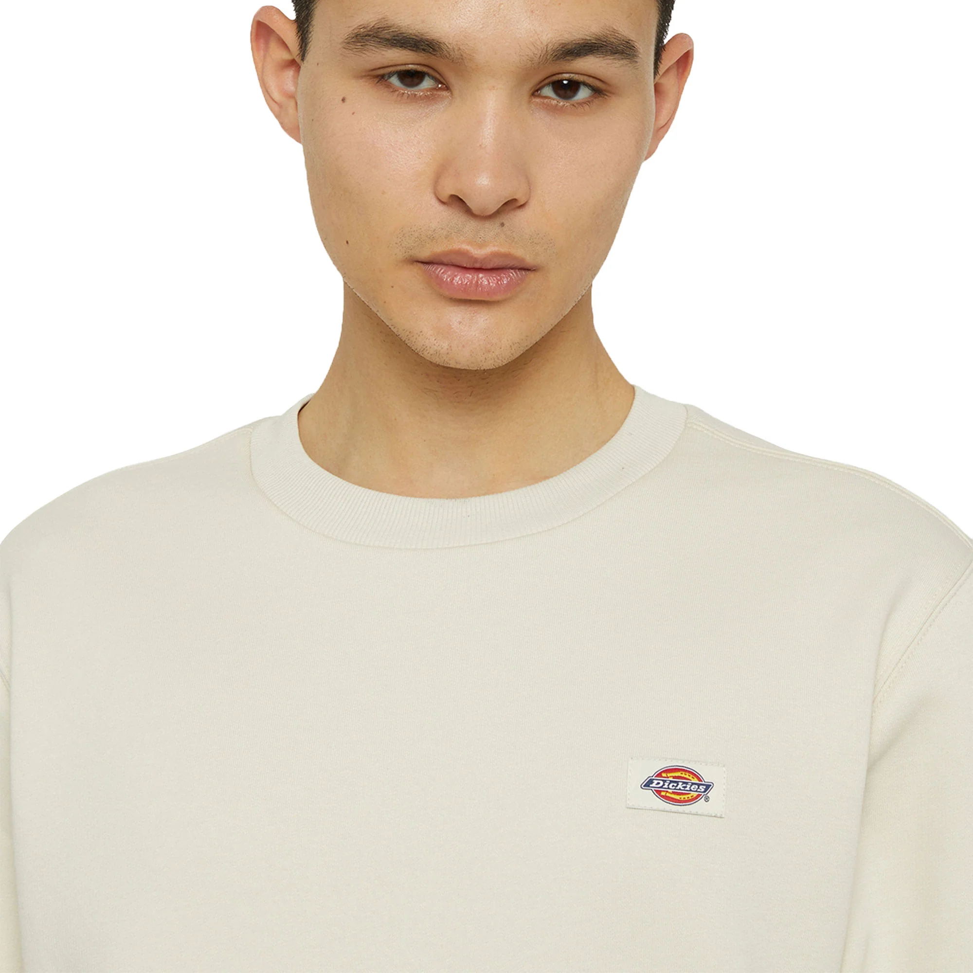 Dickies Oakport Crew Sweat Whitecap Grey - Image 3