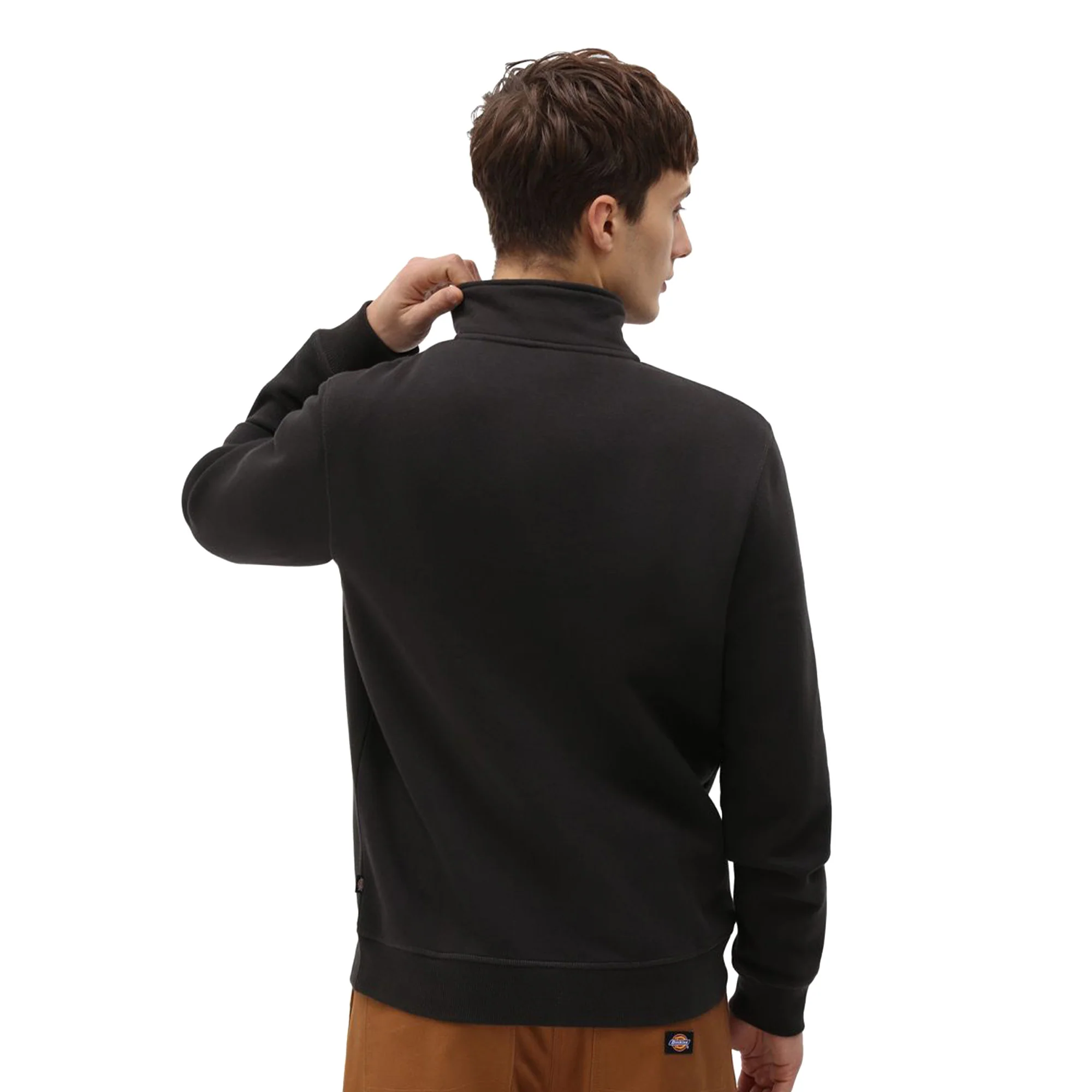 Dickies Oakport Quarter Zip Sweat Black - Image 2