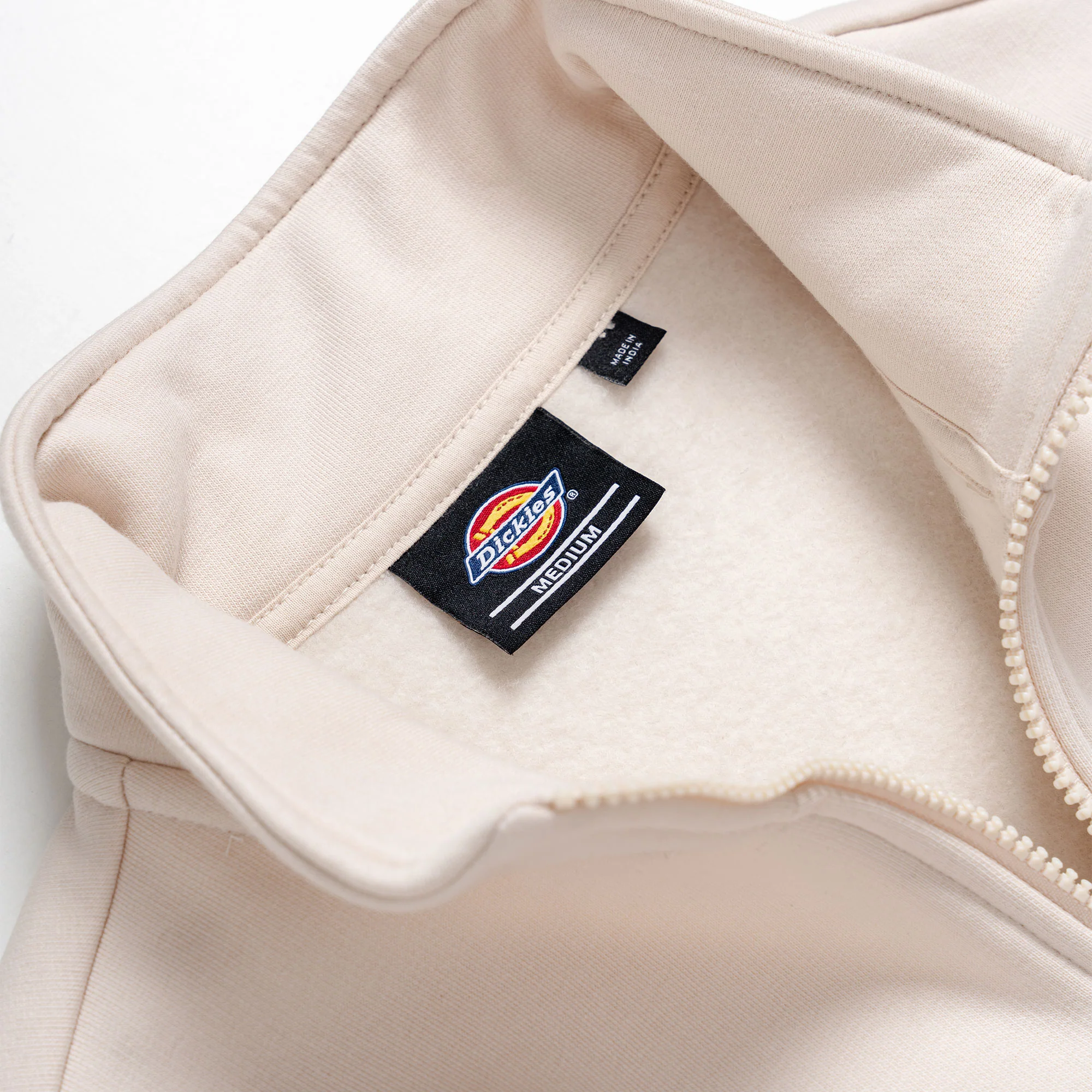 Dickies Oakport Quarter Zip Sweat Whitecap Gray - Image 2