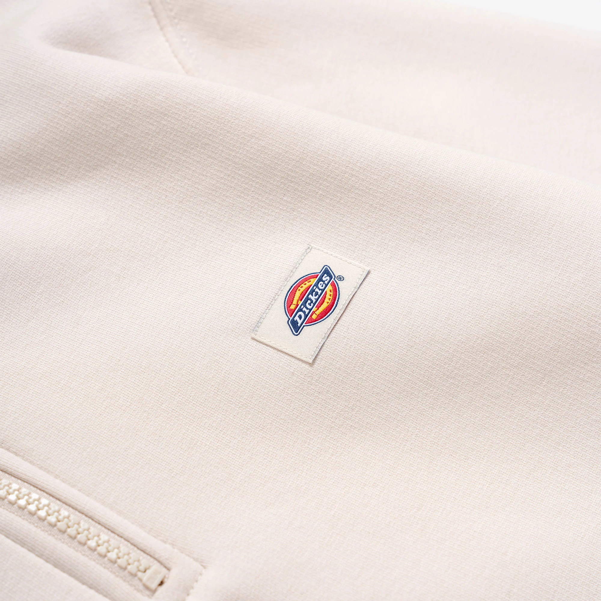 Dickies Oakport Quarter Zip Sweat Whitecap Gray - Image 3