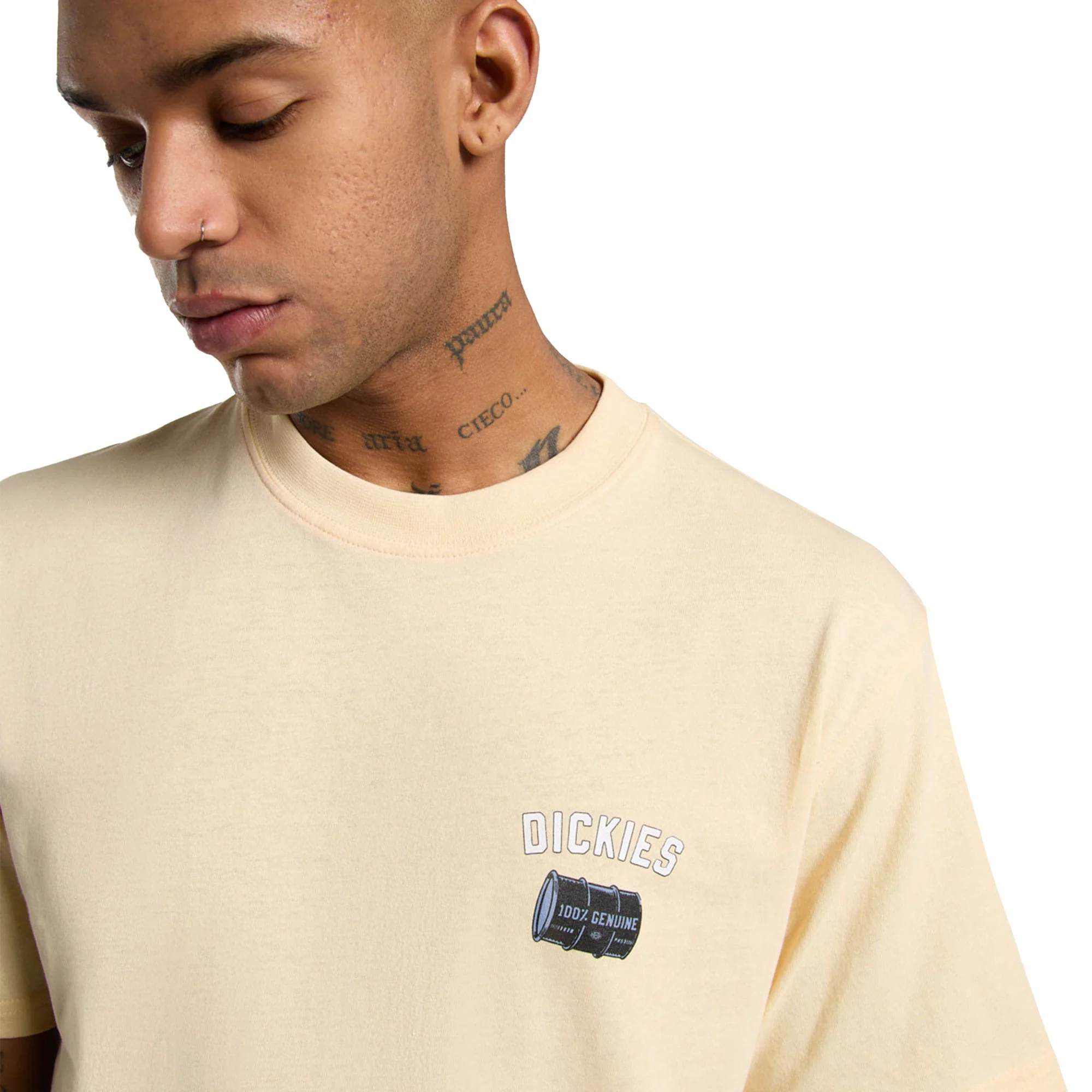 Dickies Service Crew SS Tee Corn Husk - Image 3