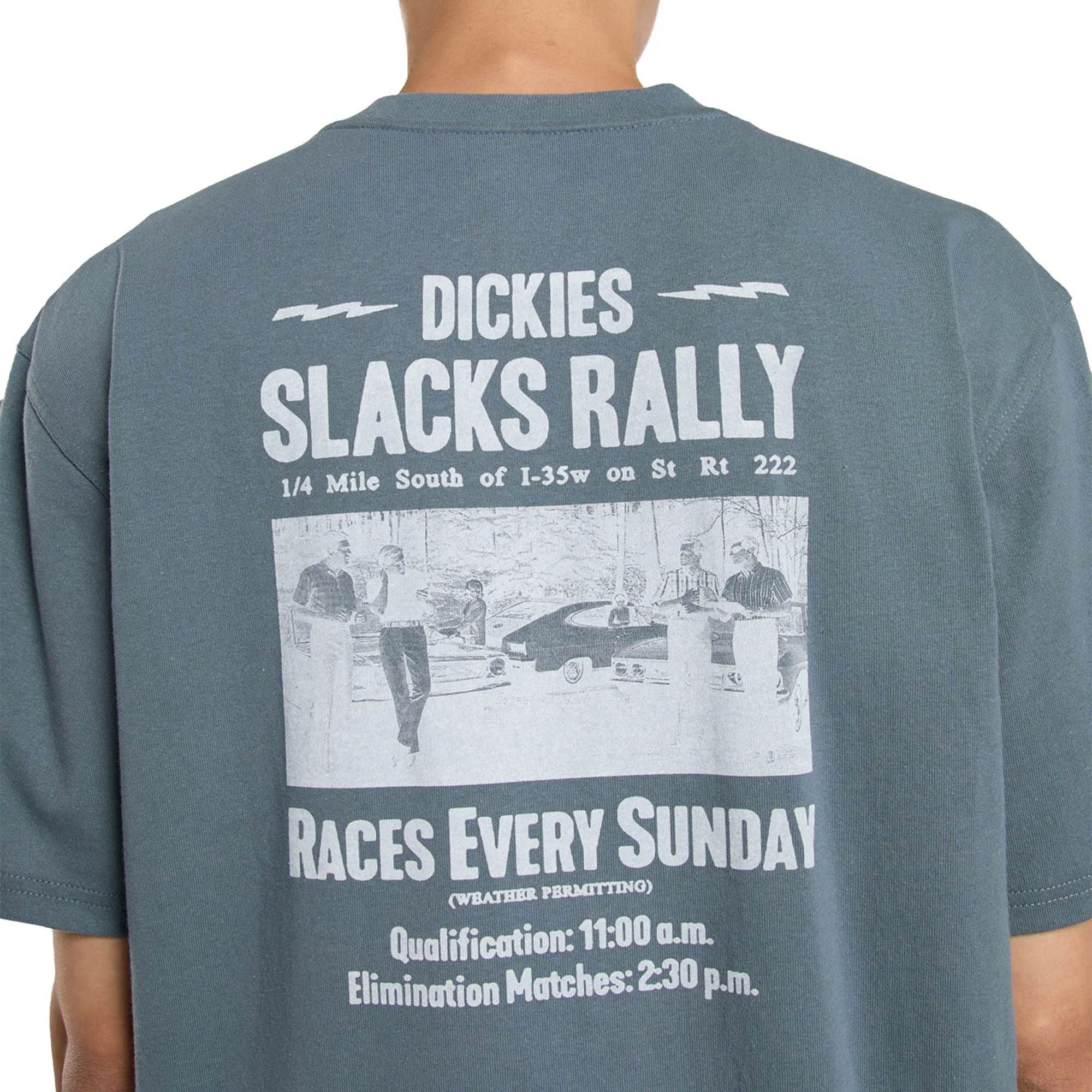 Dickies Slacks Rally SS Tee Stormy Weather - Image 3