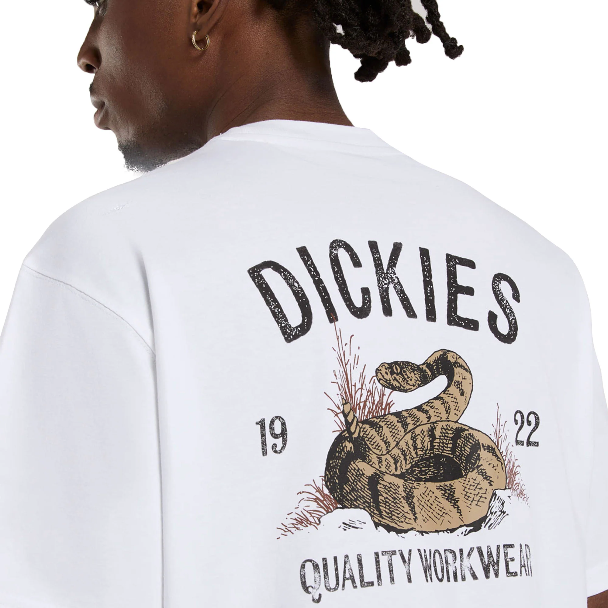 Dickies Snake SS Tee White - Image 4