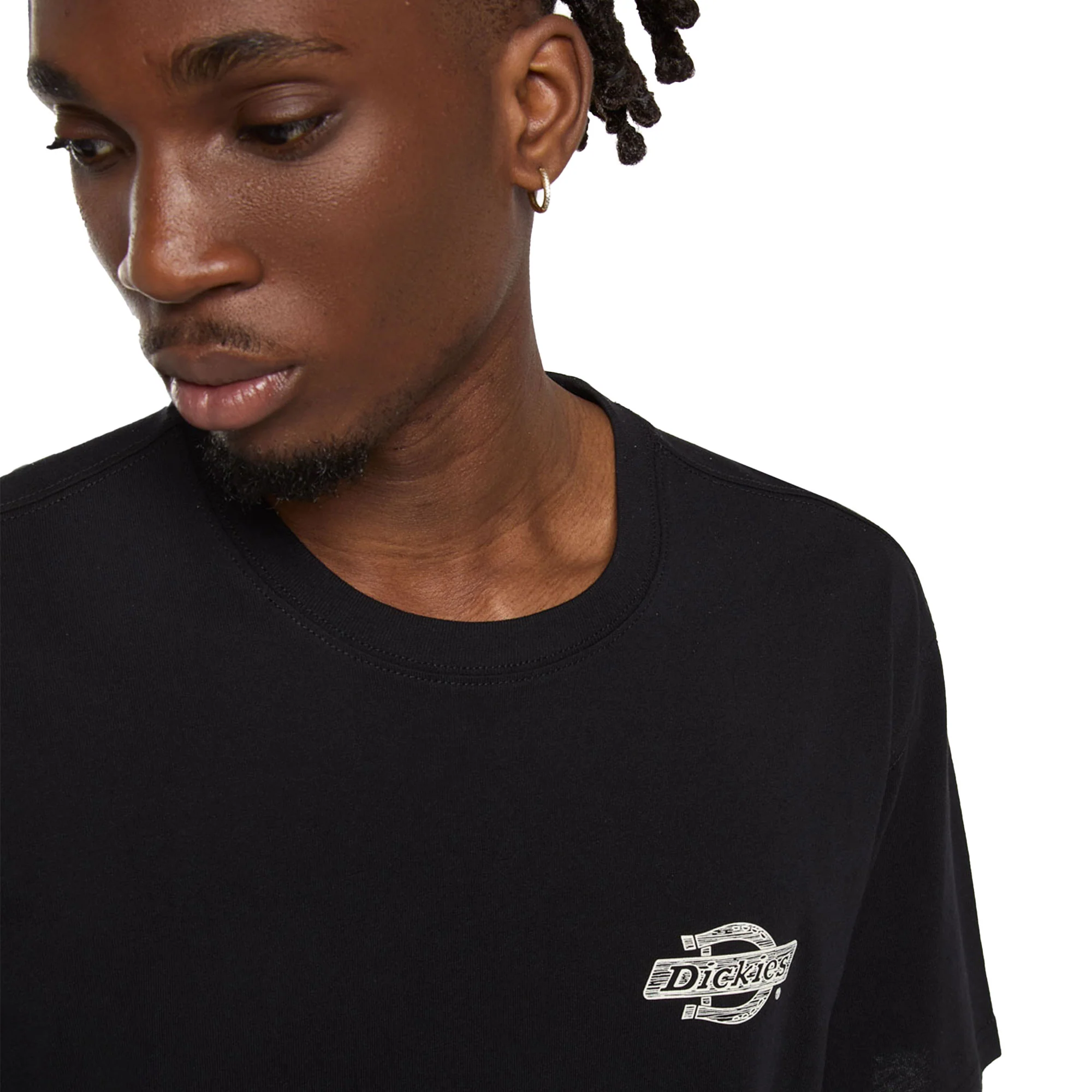 Dickies Wood Logo SS Tee Black - Image 3