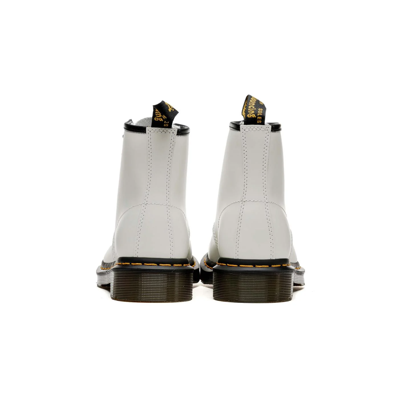 Dr. Martens 101 Yellow Stitch Smooth White - Image 4