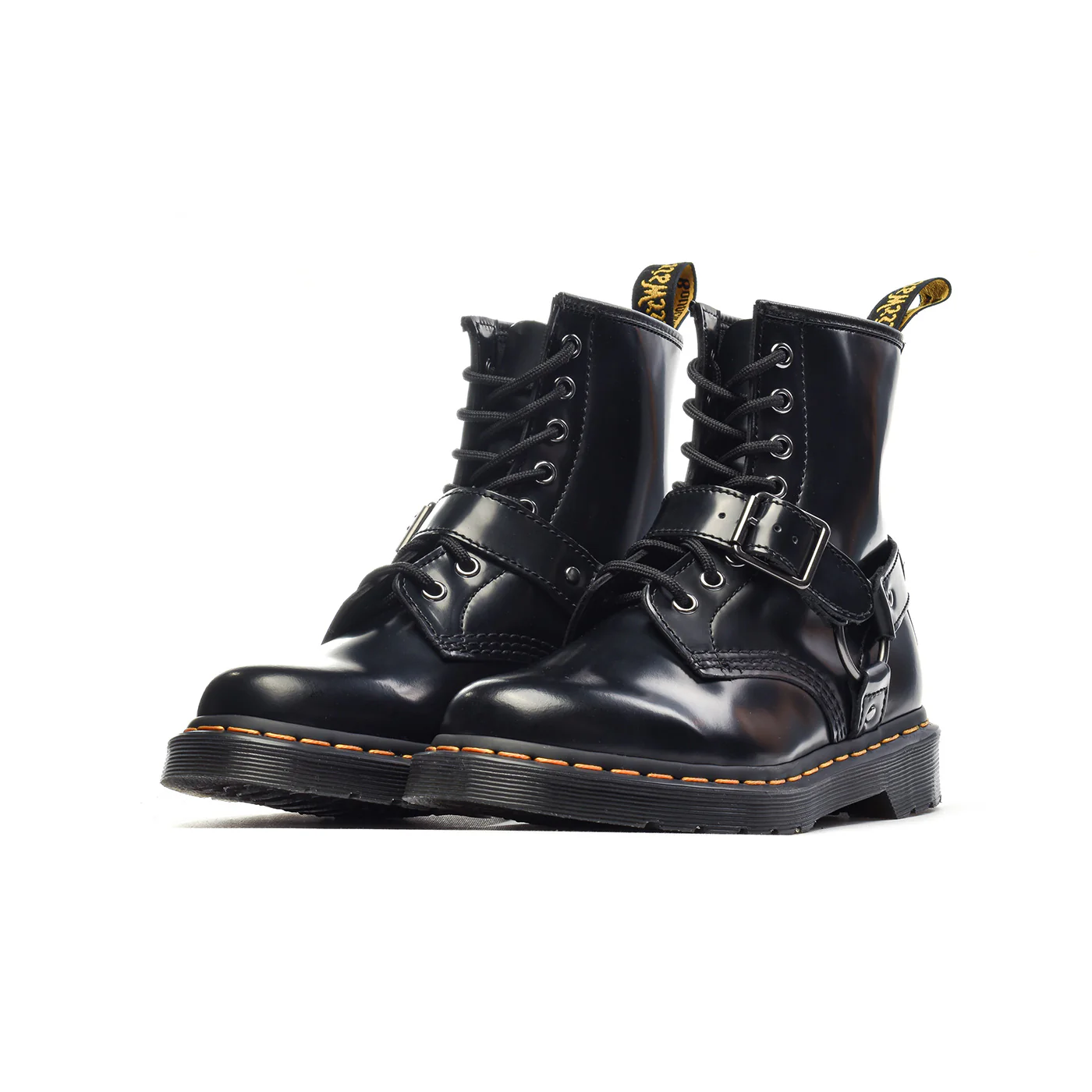 Dr. Martens 1460 Harness Black Polished Smooth - Image 3