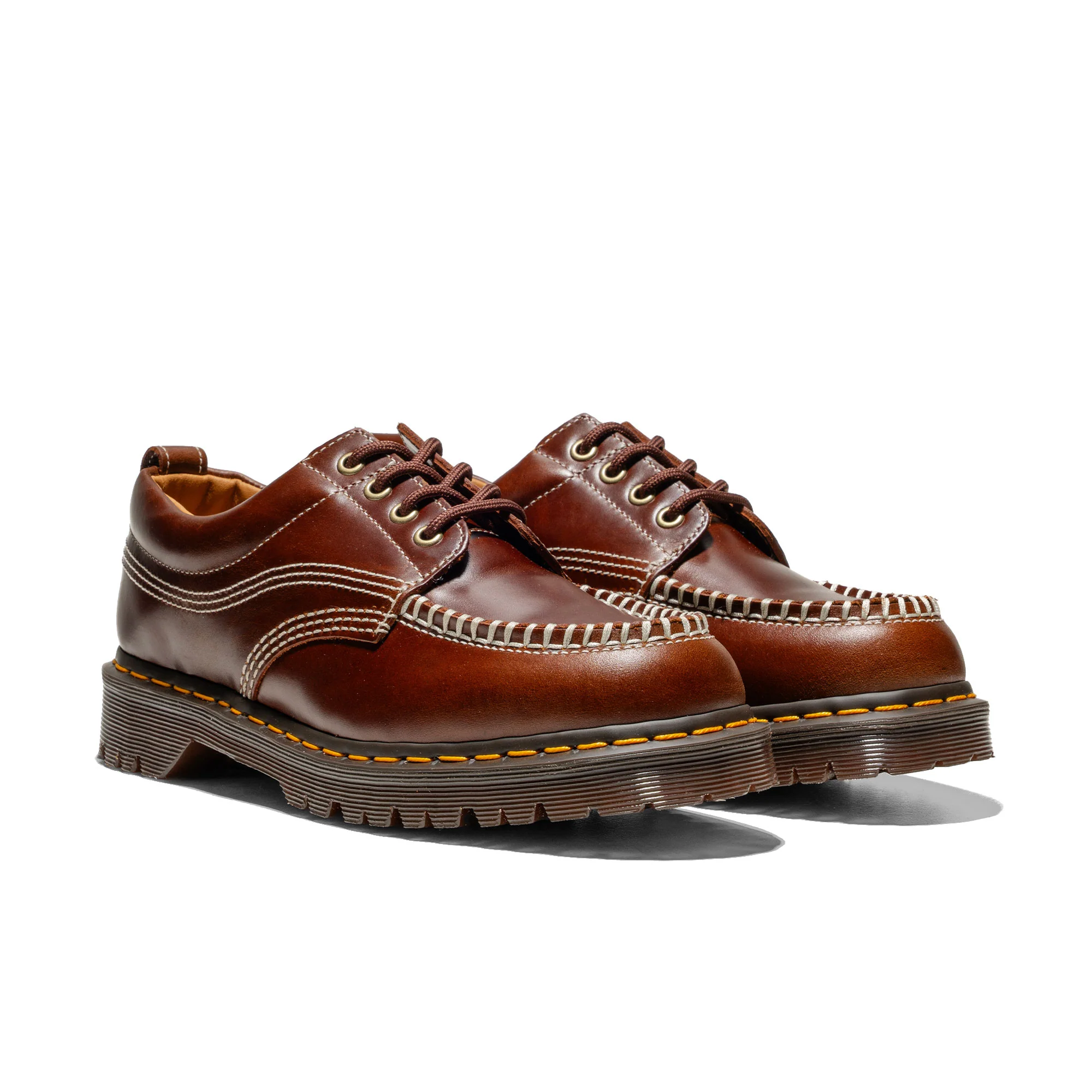 Dr. Martens Lowell Leather Moc Toe Butterscotch - Orleans - Image 2