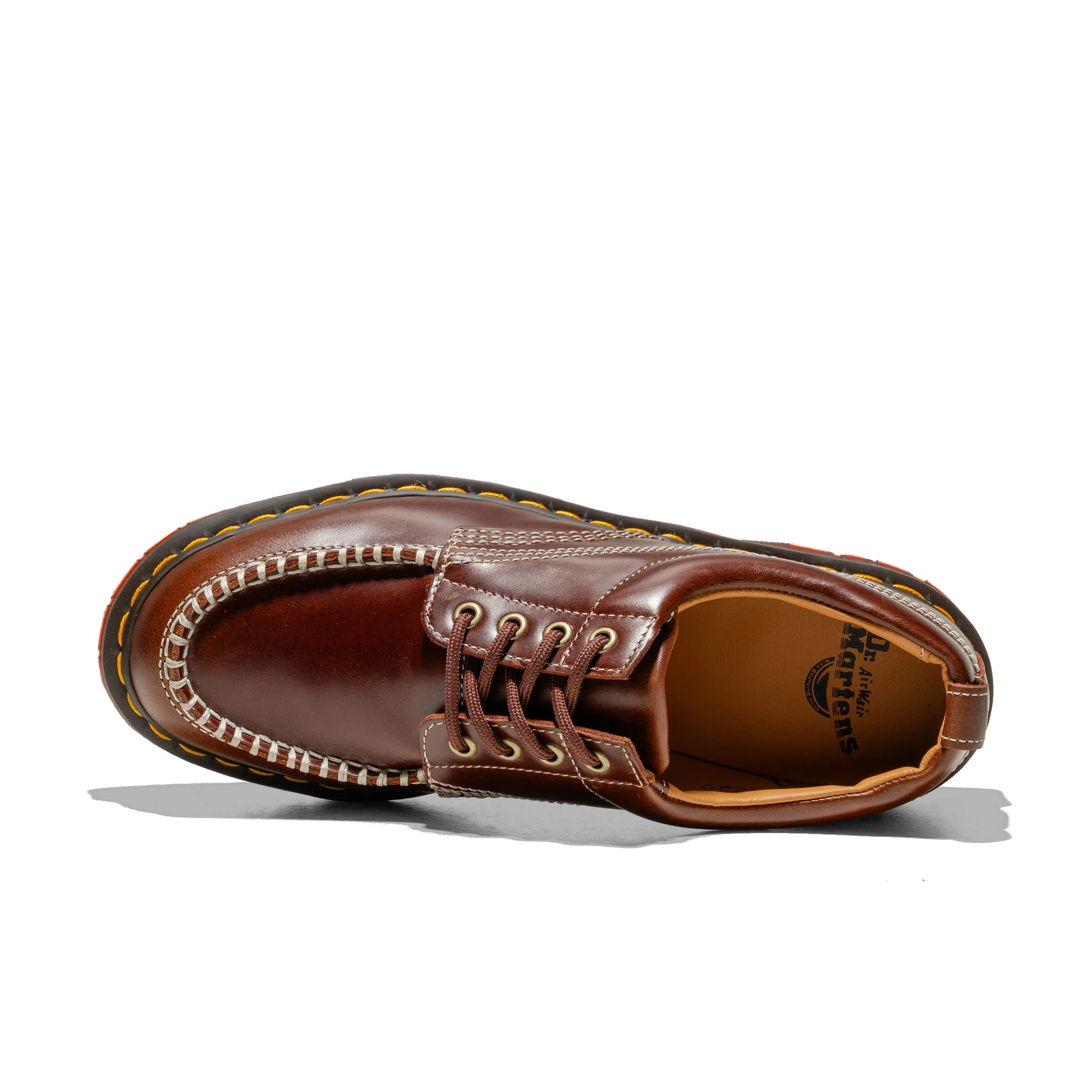 Dr. Martens Lowell Leather Moc Toe Butterscotch - Orleans - Image 5