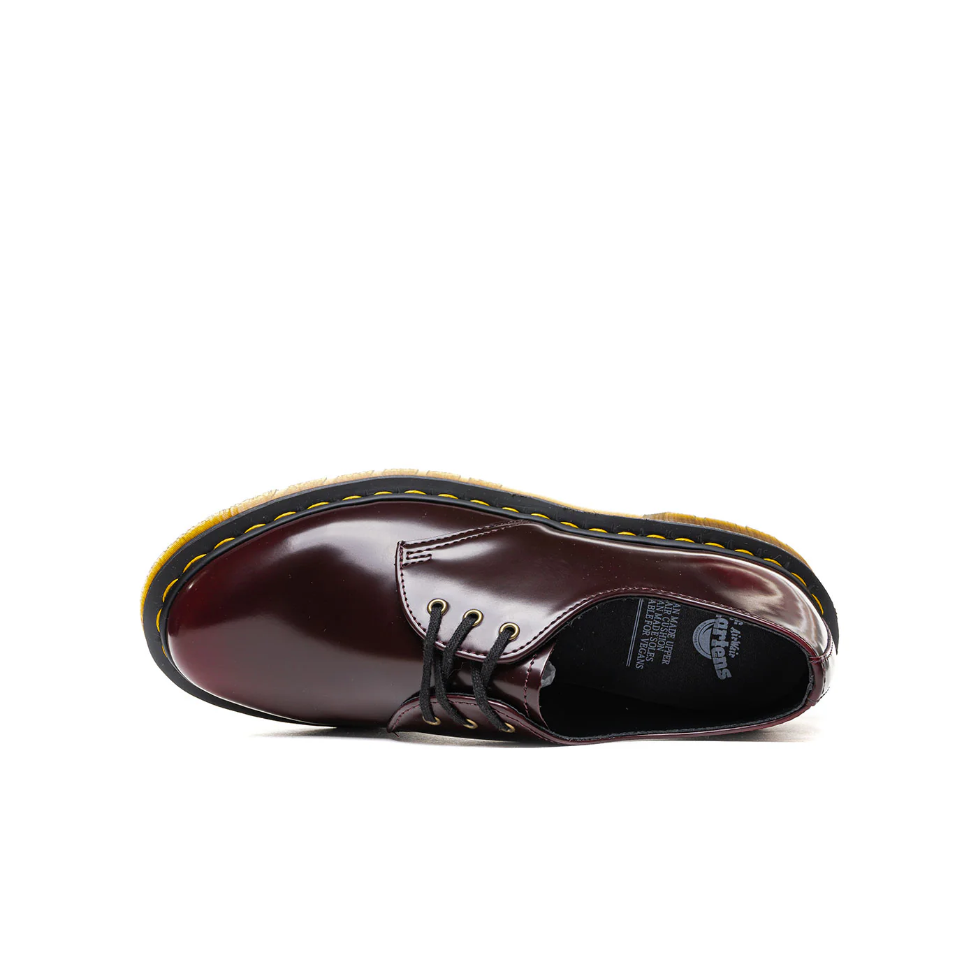 Dr. Martens Vegan 1461 Oxford Rub Off Cherry Red - Image 5