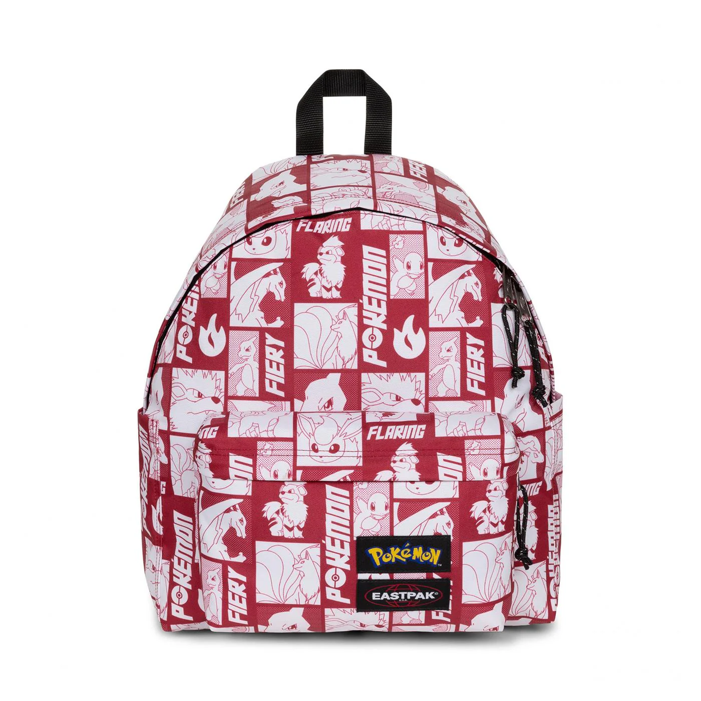 Eastpak x Pokémon Day Pakr Fiery Pokémon Burgundy
