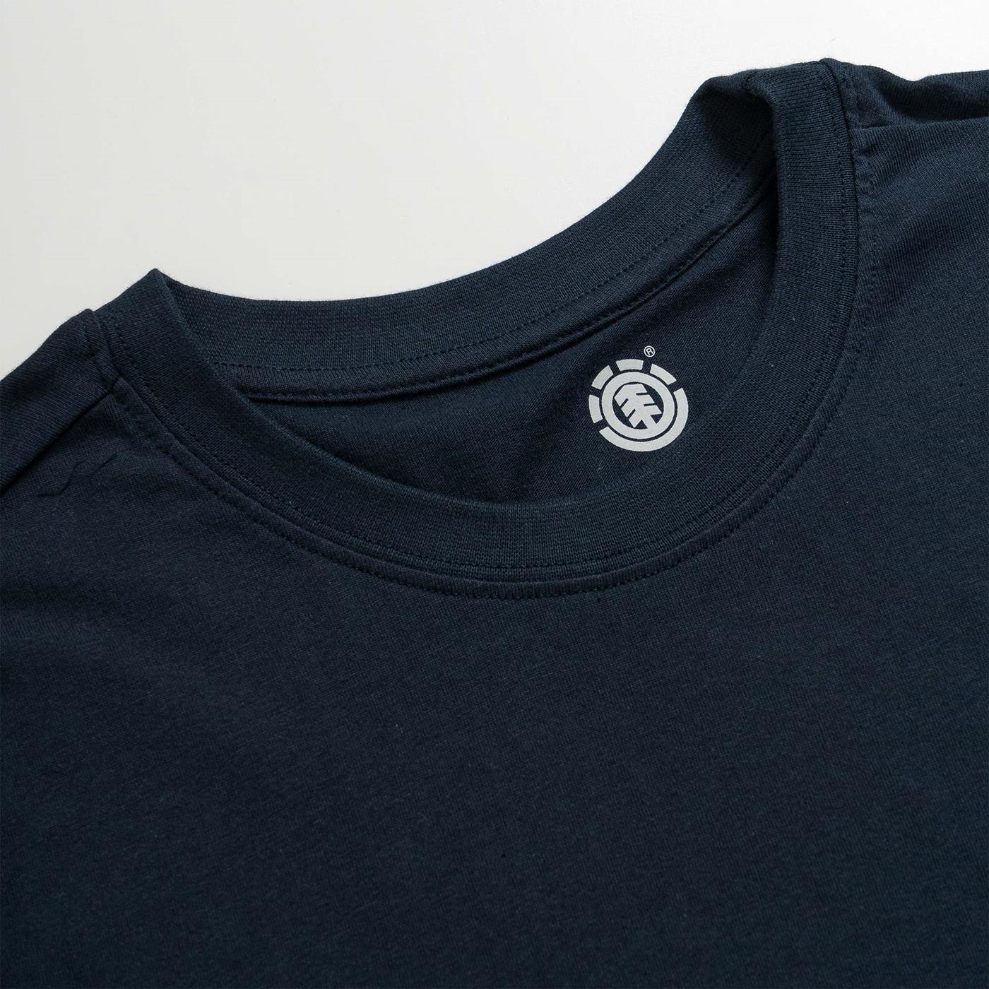 Element Basic Crew SS T-Shirt Eclipse Navy - Image 2