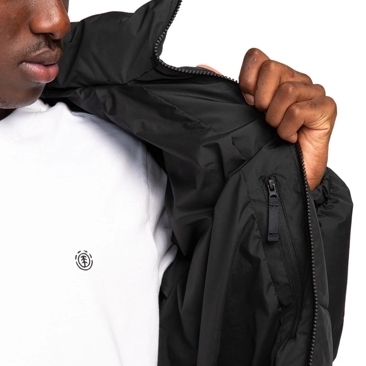 Element Classic Puffa Jacket Flint Black - Image 4