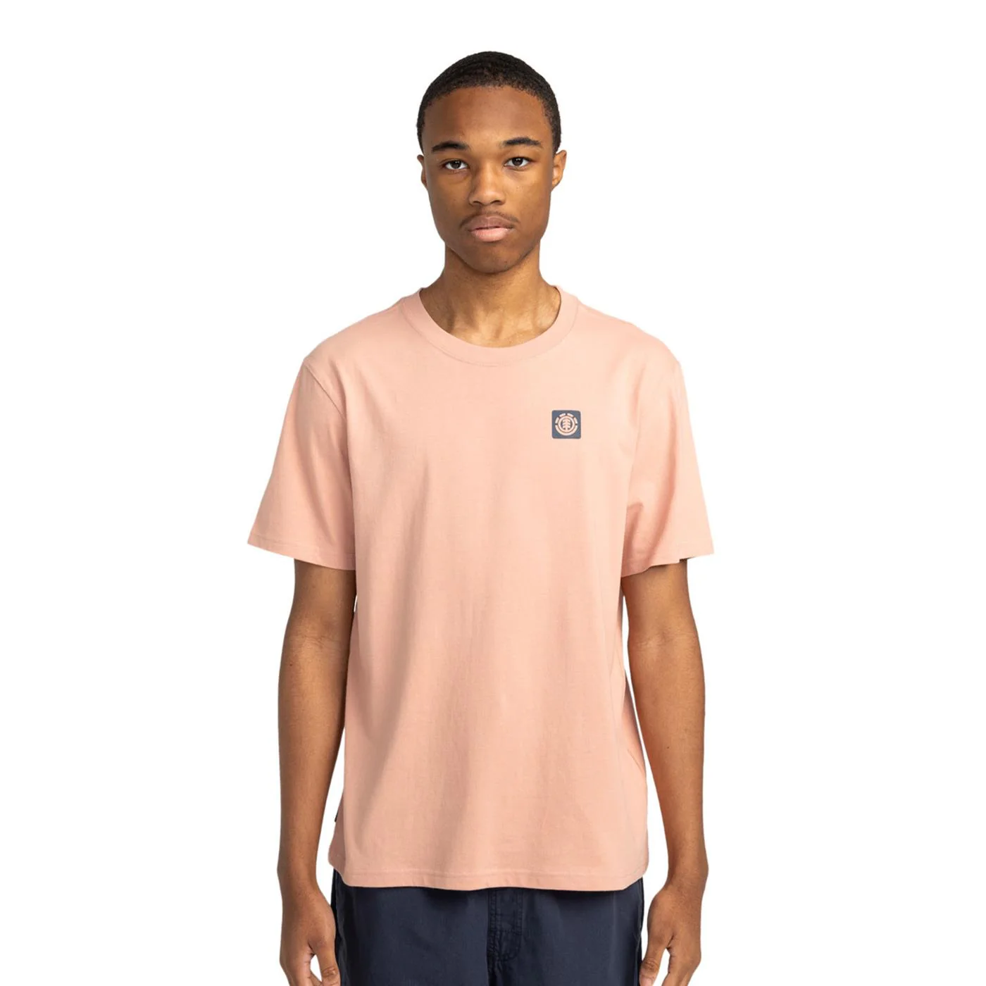 Element Joint Texture T-Shirt Misty Rose - Image 2