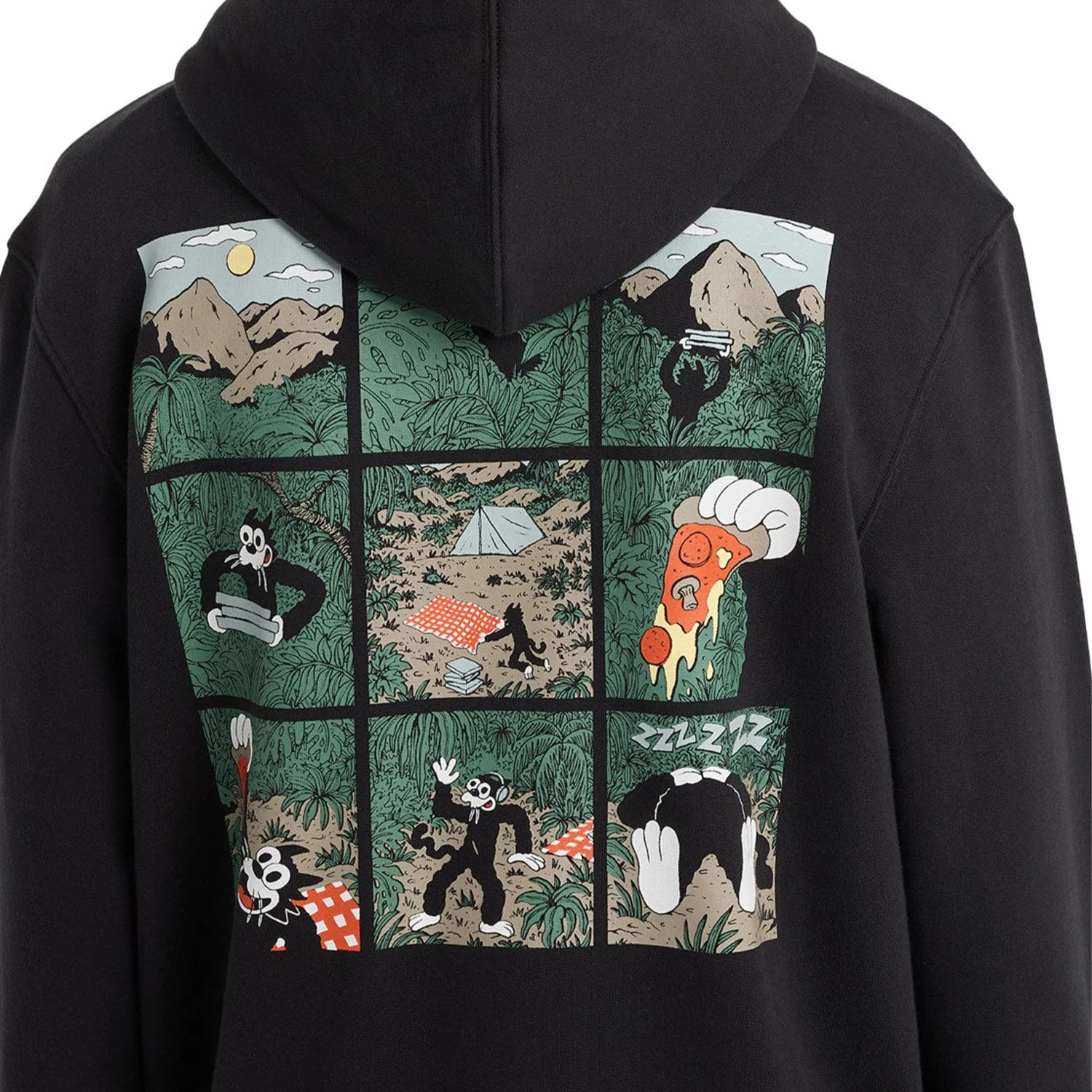 Element Picnic Hoodie Off Black - Image 3