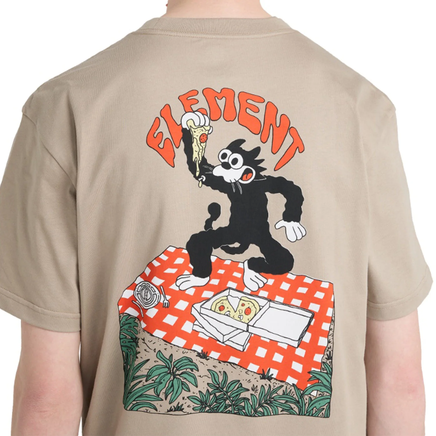 Element Pizza T-Shirt Aluminum - Image 3
