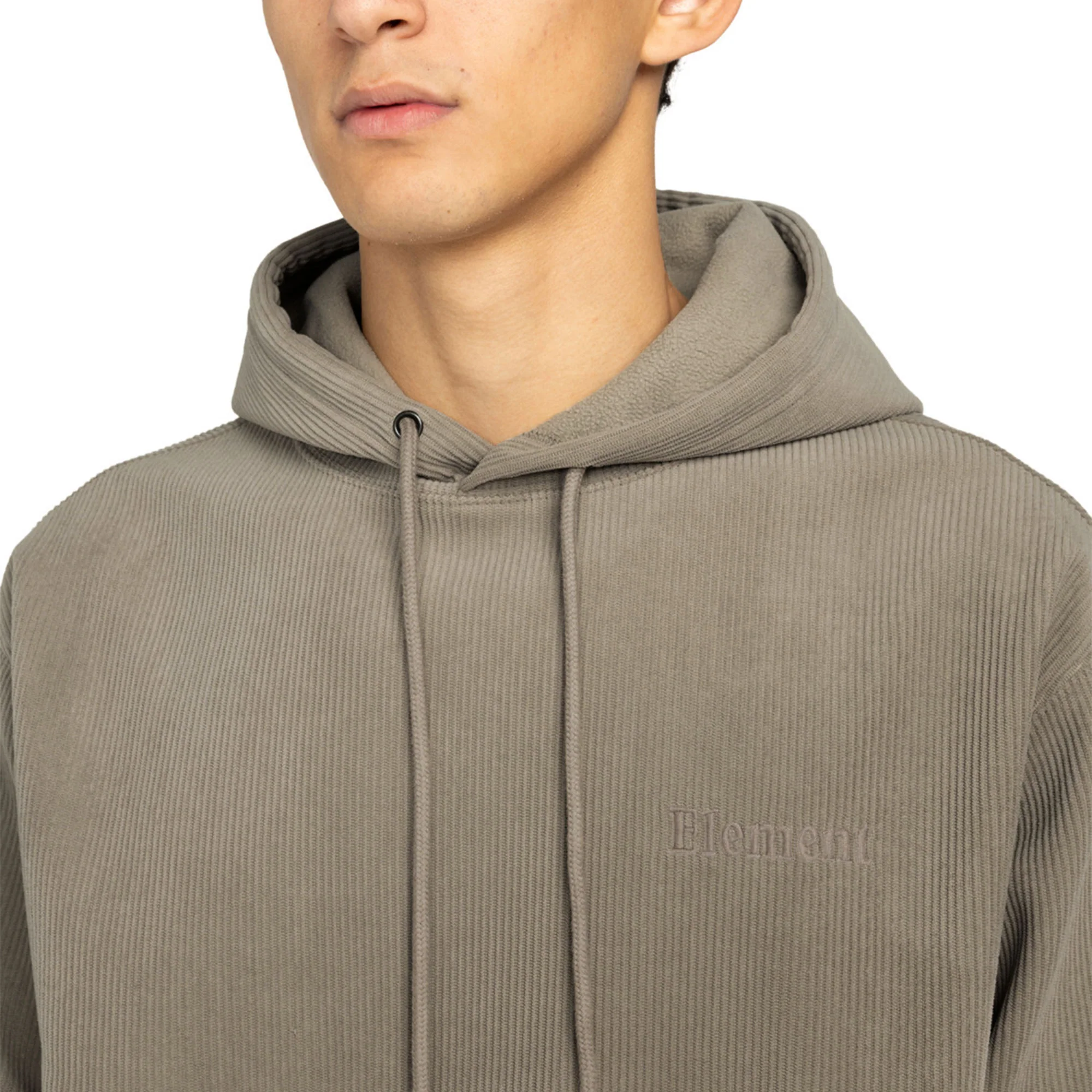 Element Serif Corduroy Hoodie Aluminum - Image 3