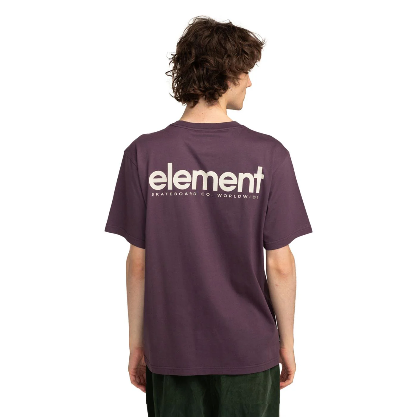 Element Simple Logo T-Shirt Plum Perfect