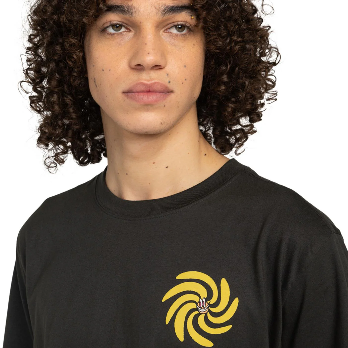 Element Smile T-Shirt Off Black - Image 4