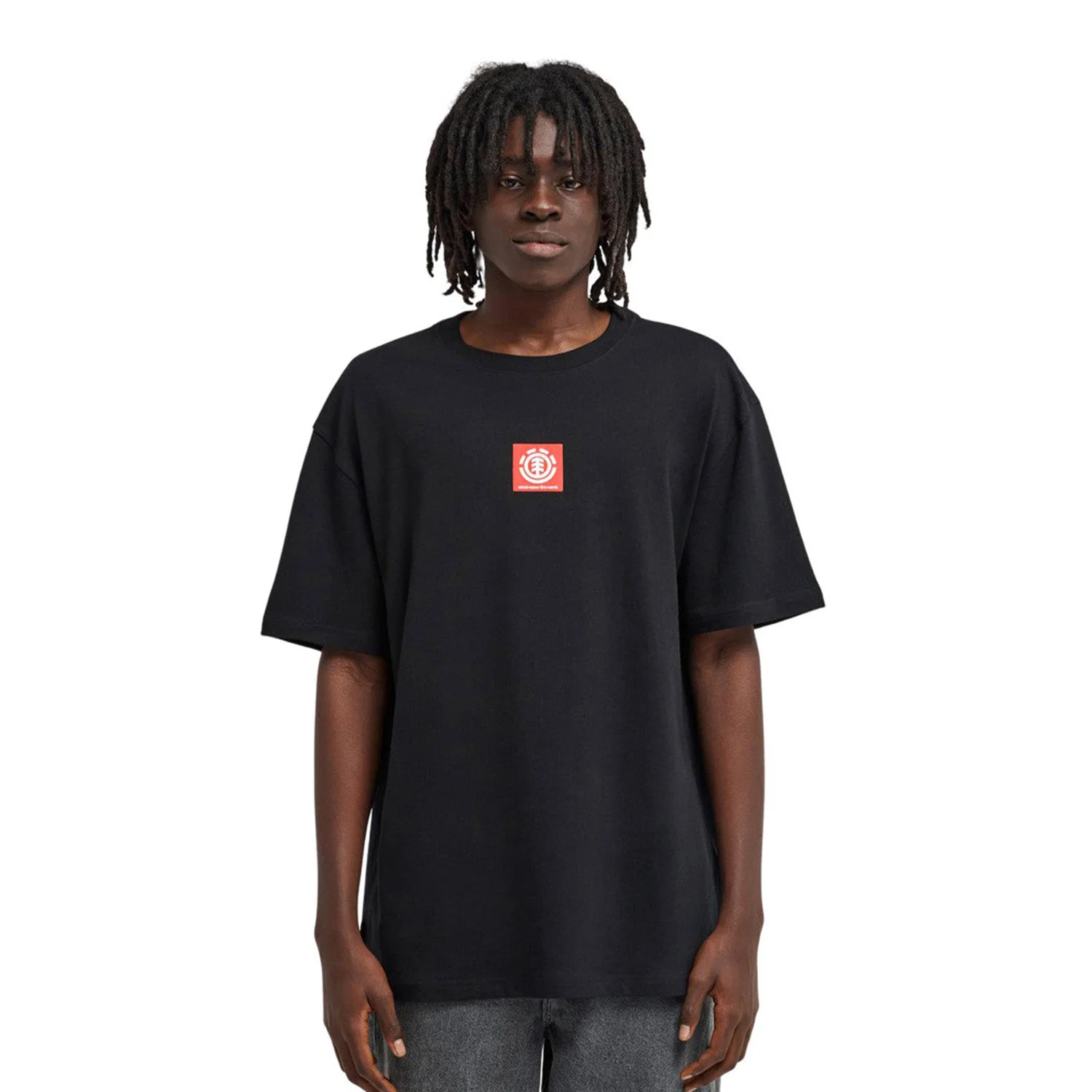 Element Square Logo T-Shirt Flint Black