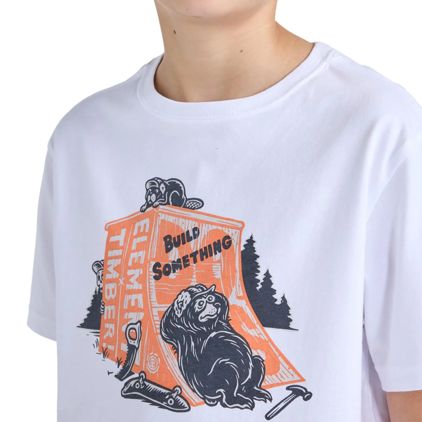 Element Timber Breaktime T-Shirt Optic White - Image 3