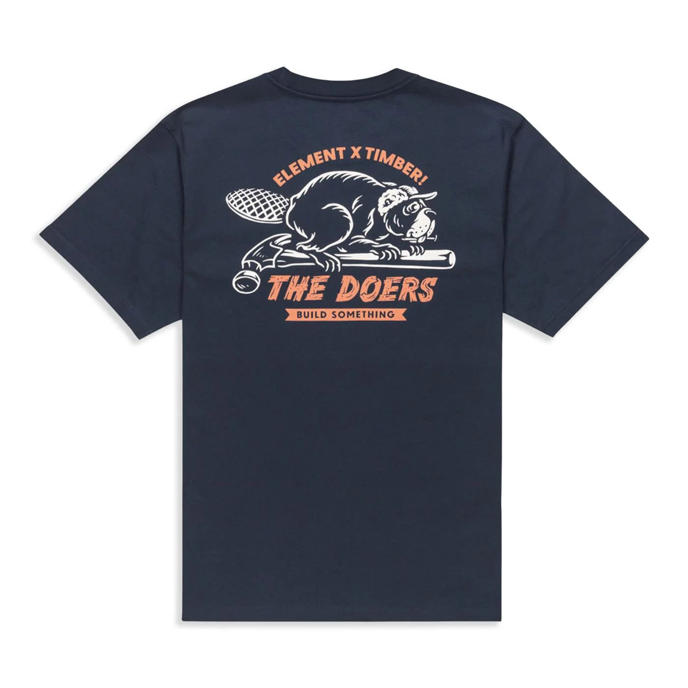 Element Timber Builder T-Shirt Eclipse Navy