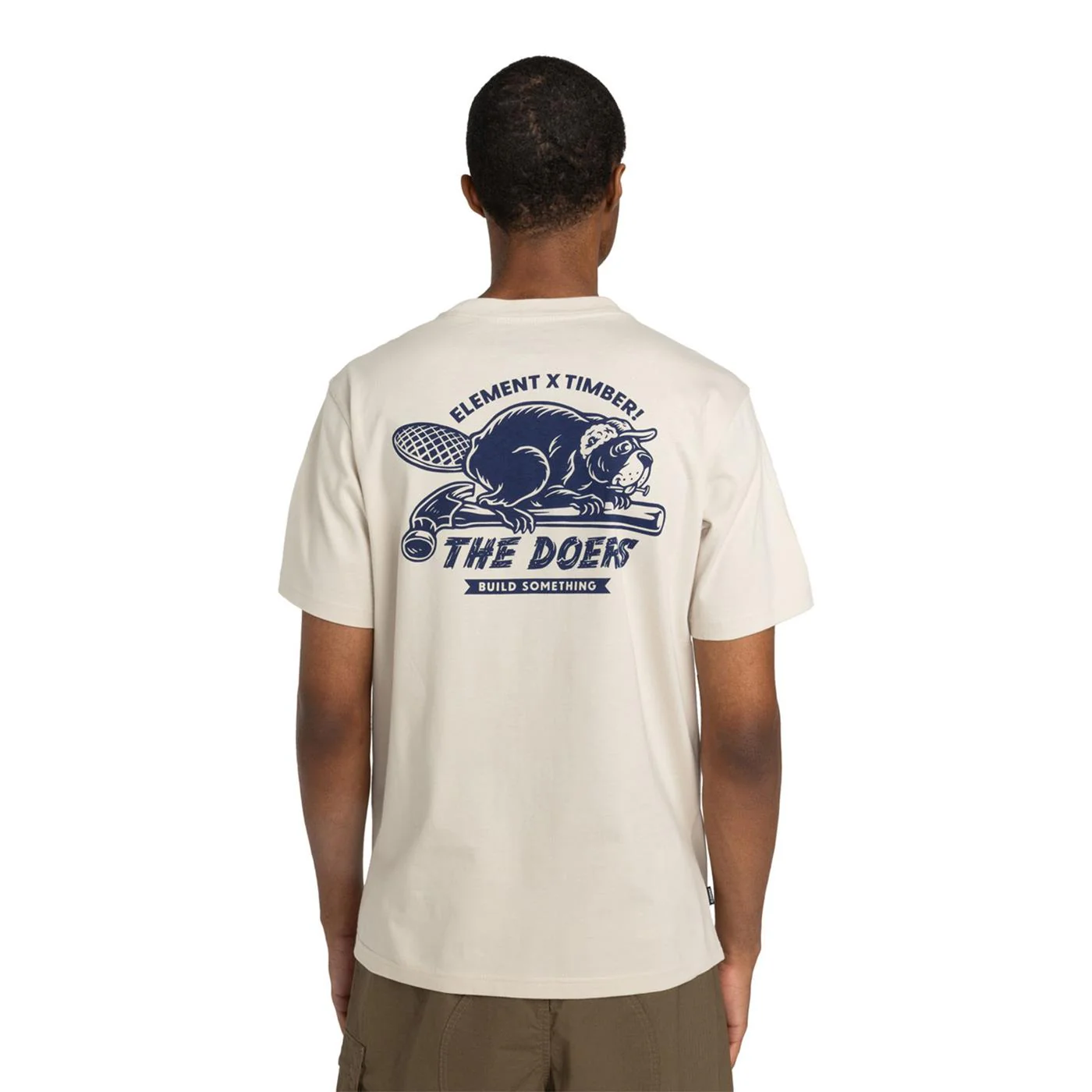 Element Timber Builder T-Shirt Oat Milk