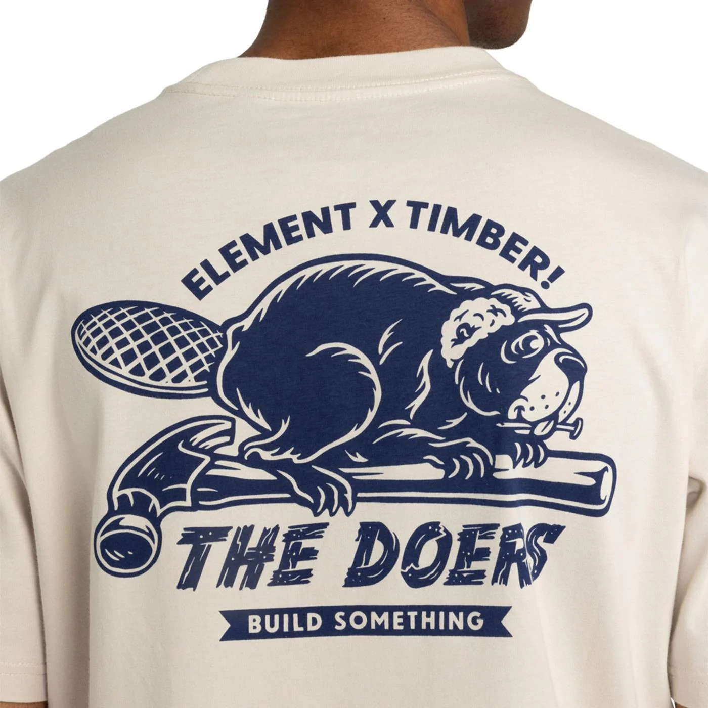 Element Timber Builder T-Shirt Oat Milk - Image 3