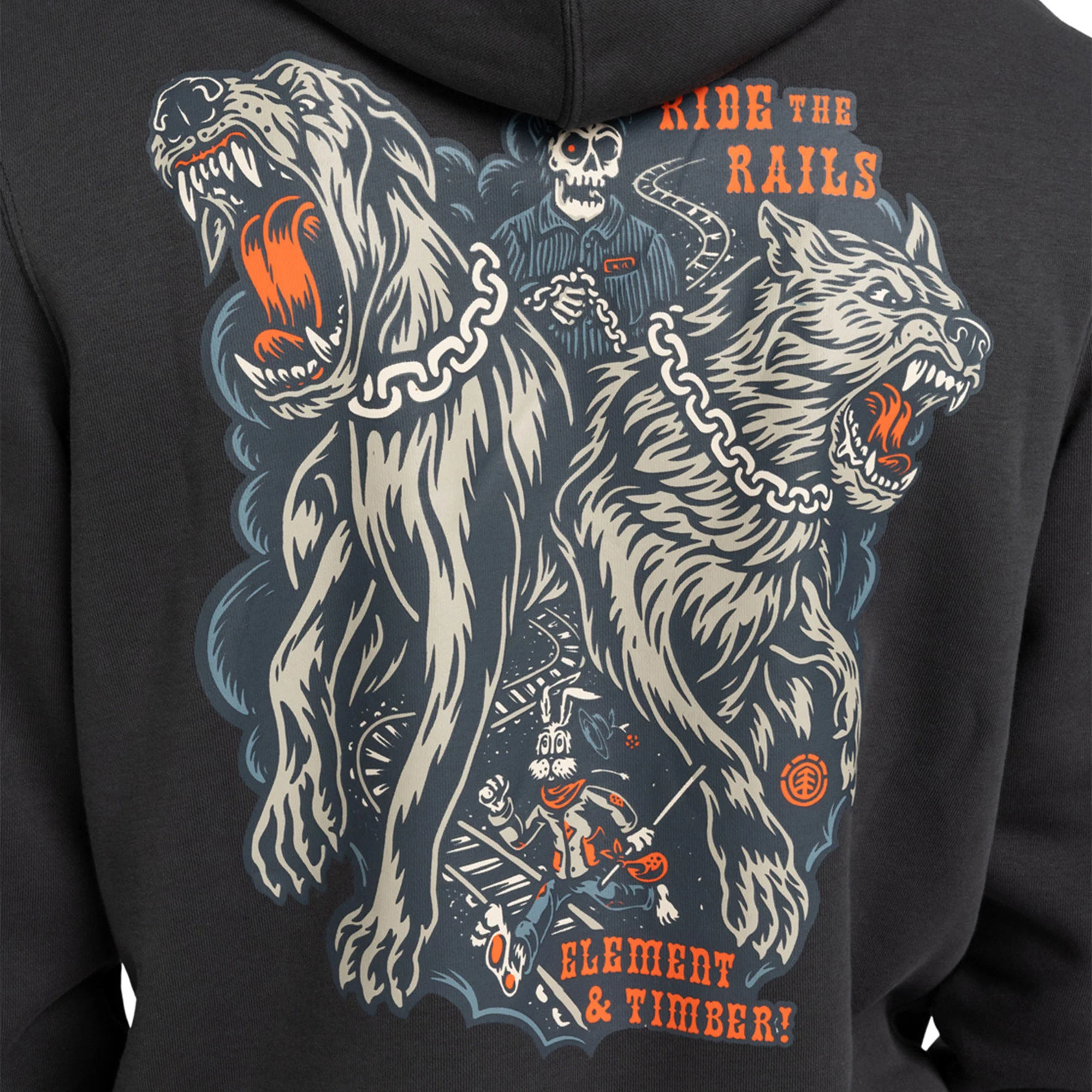 Element Timber Guard Dogs Hoodie Off Black - Image 3