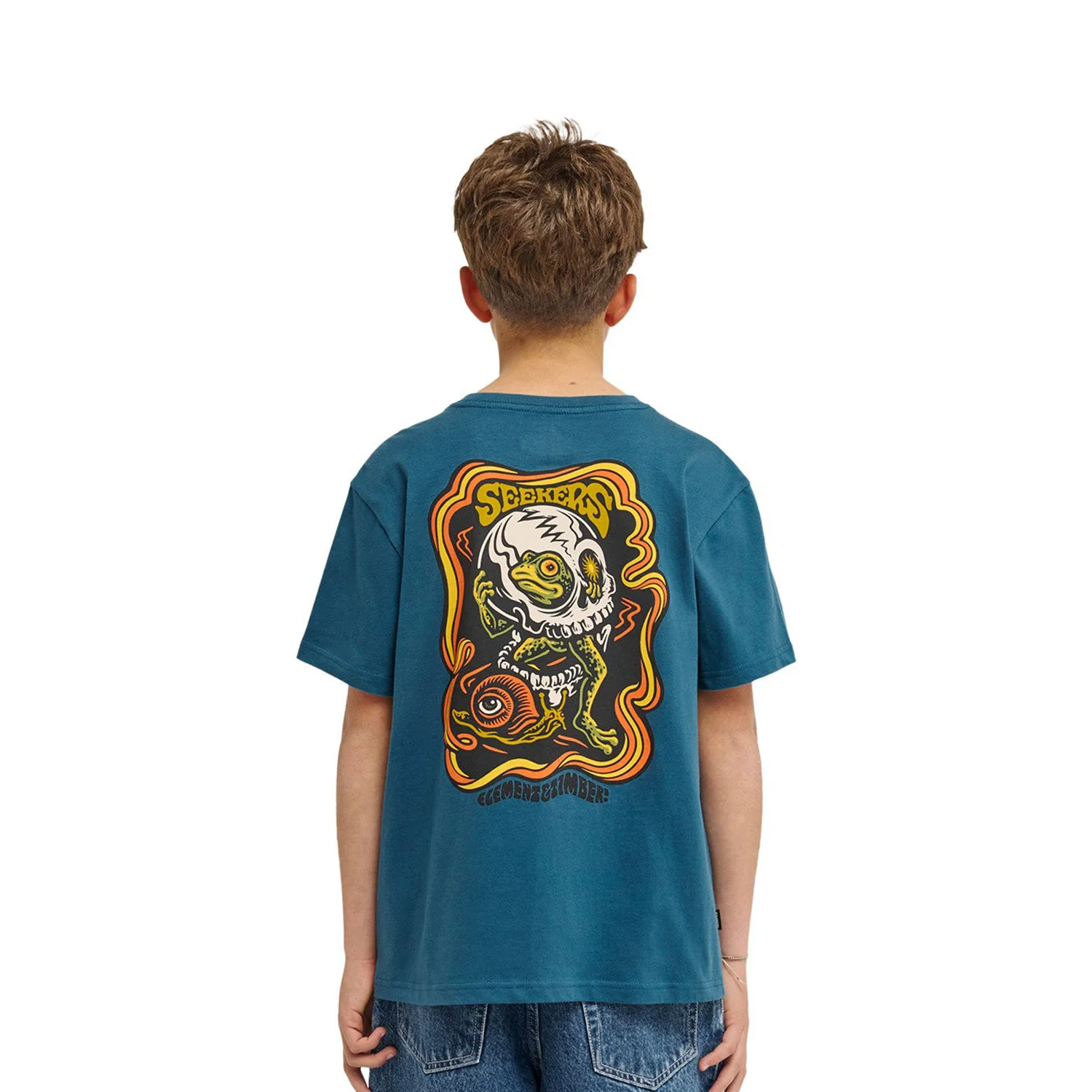 Element Timber Hermit T-Shirt Mallard Blue - Image 2