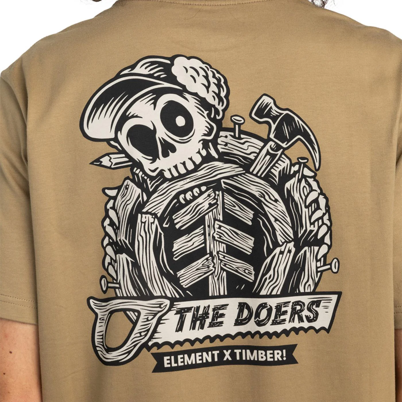 Element Timber Icon T-Shirt Khaki - Image 3