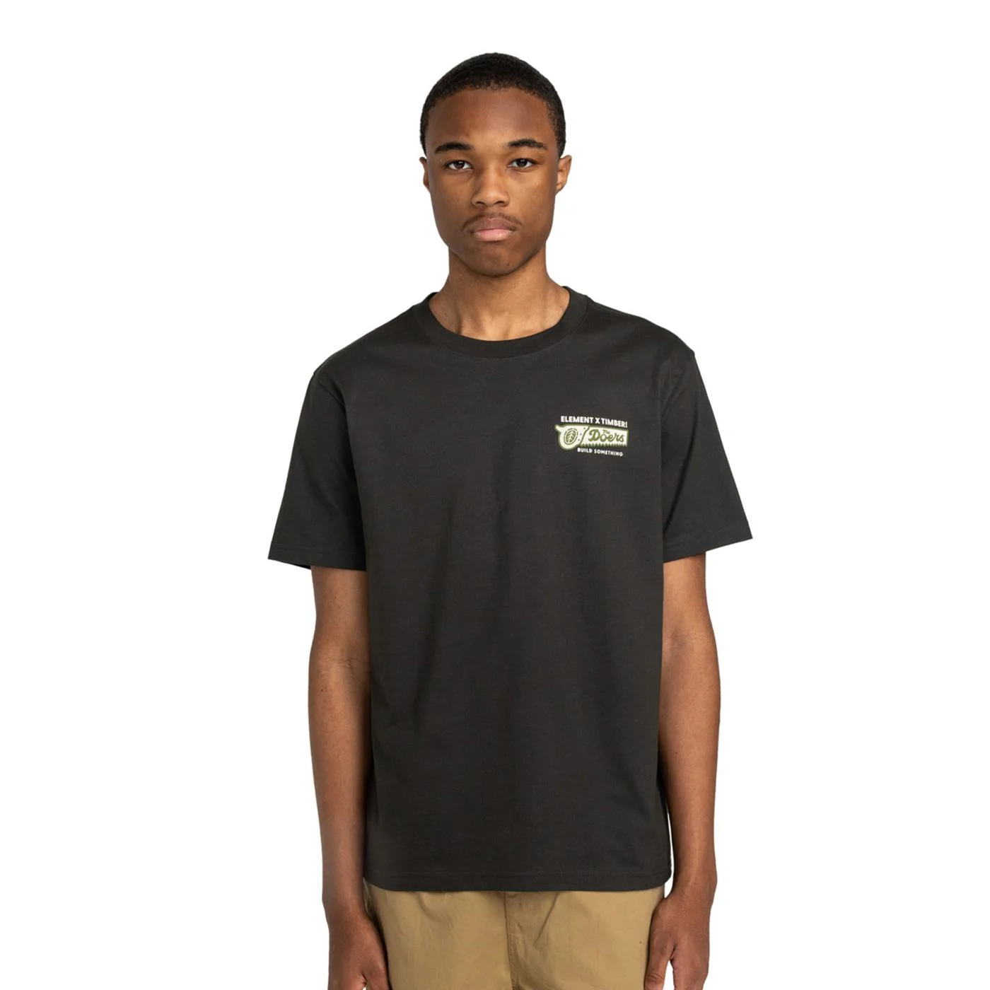 Element Timber Icon T-Shirt Off Black - Image 2