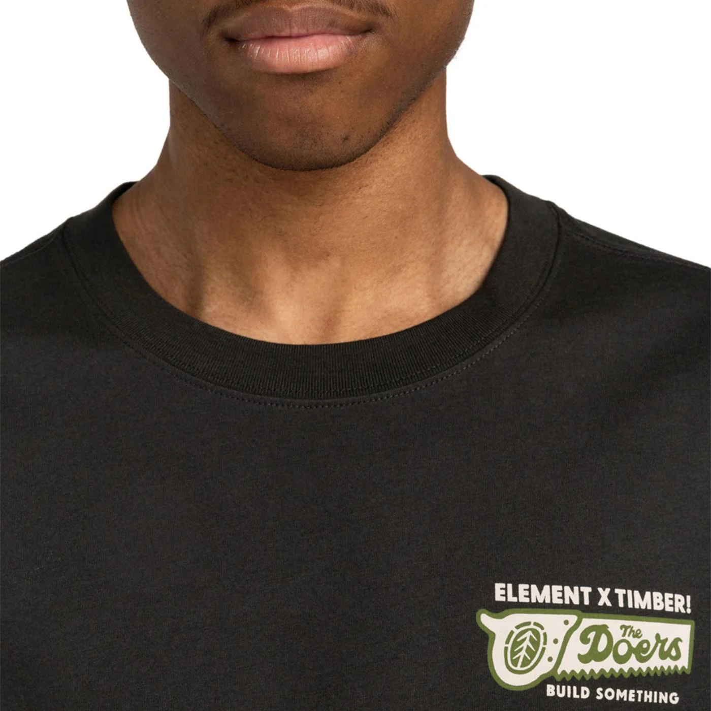 Element Timber Icon T-Shirt Off Black - Image 4