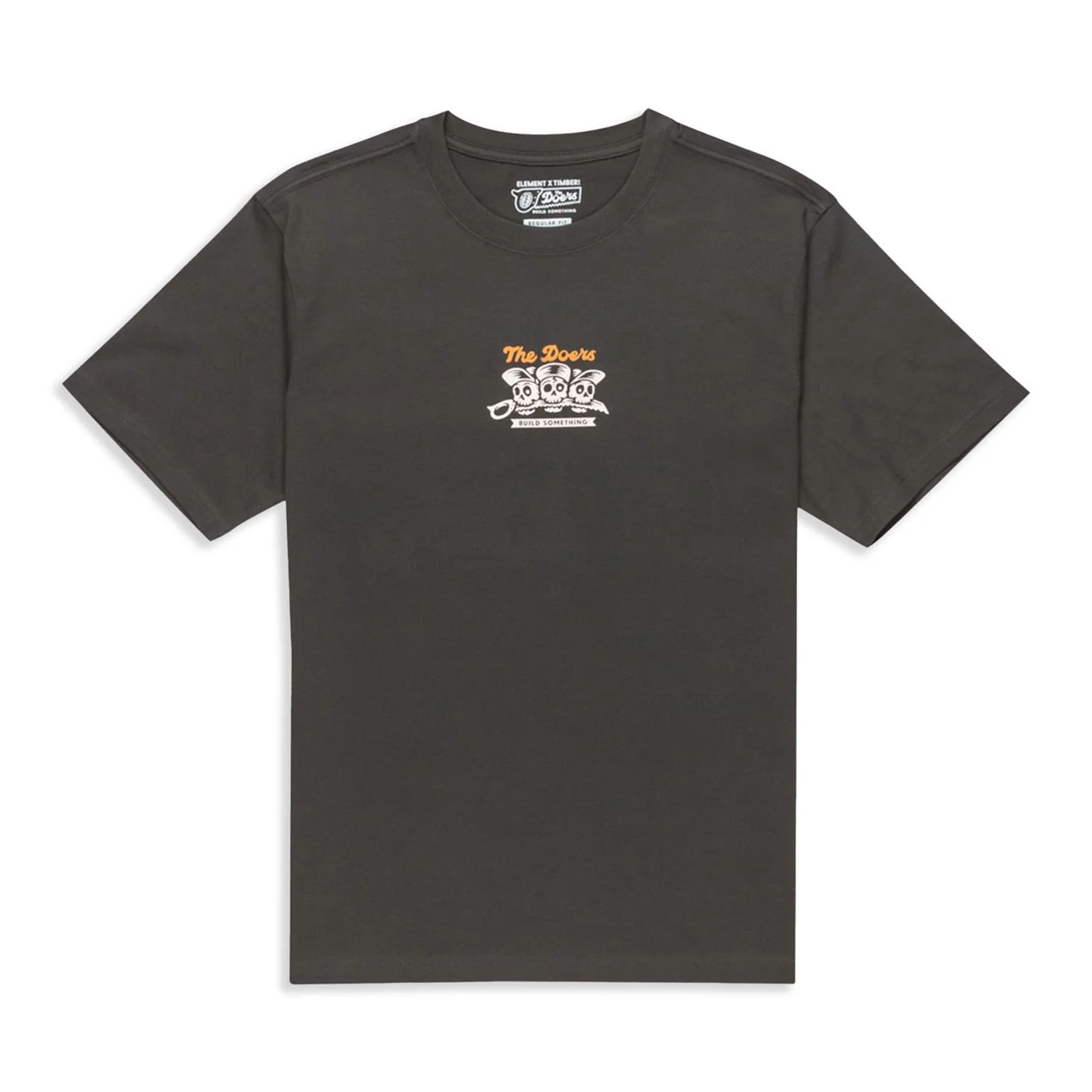 Element Timber Skeleton T-Shirt Off Black - Image 2