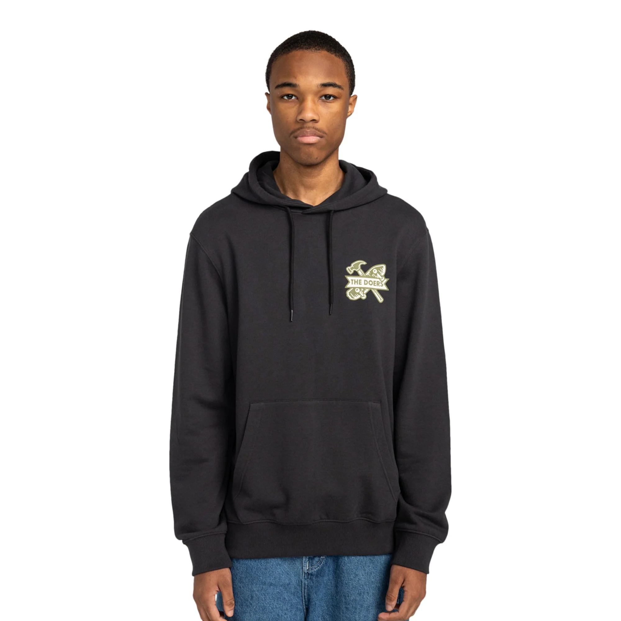 Element Timber Supply Hoodie Off Black - Image 2