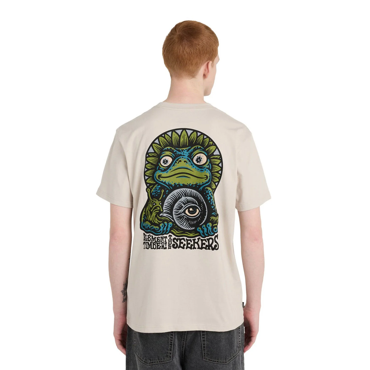 Element Timber The Frog T-Shirt Oat Milk - Image 2