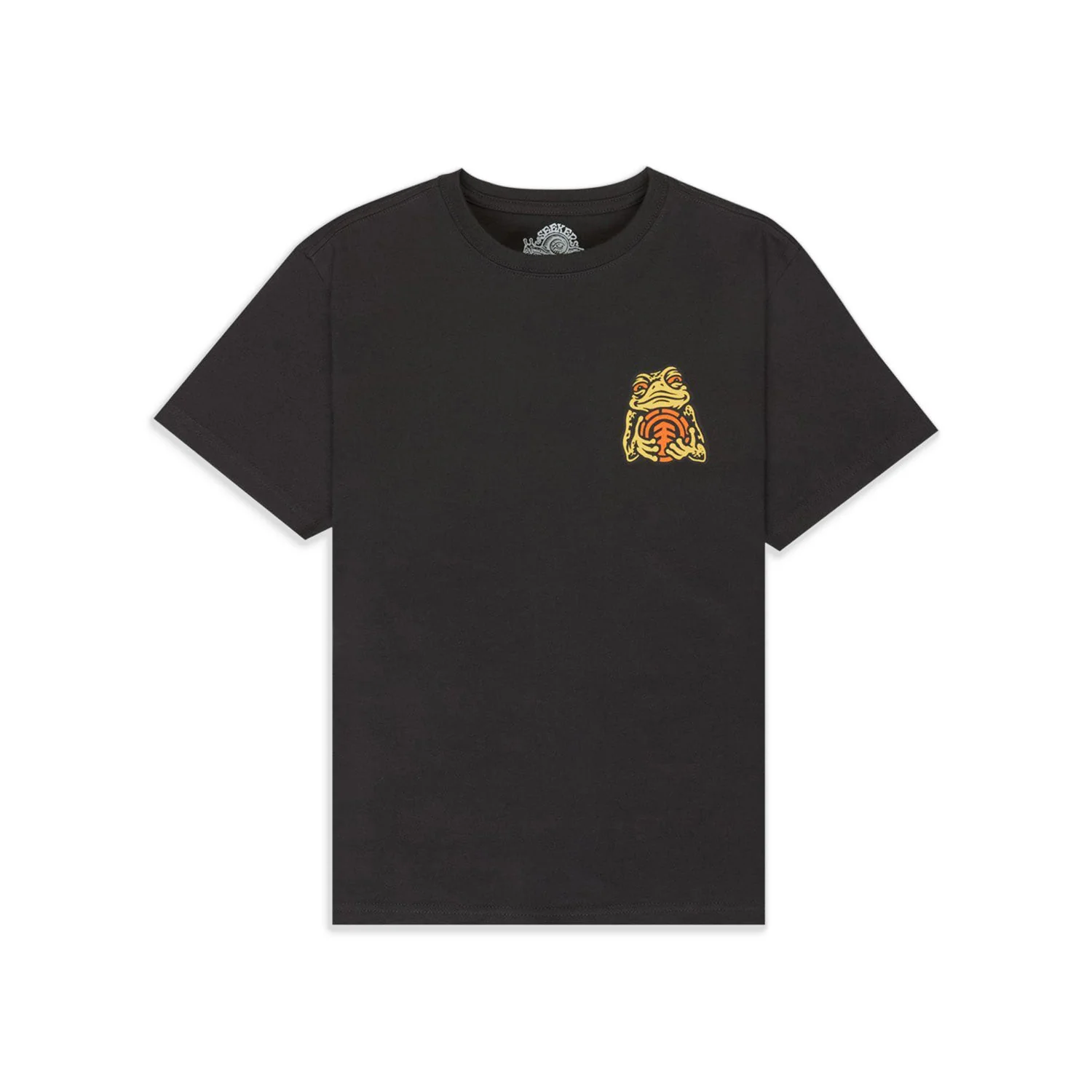 Element Timber The Frog T-Shirt Off Black - Image 2
