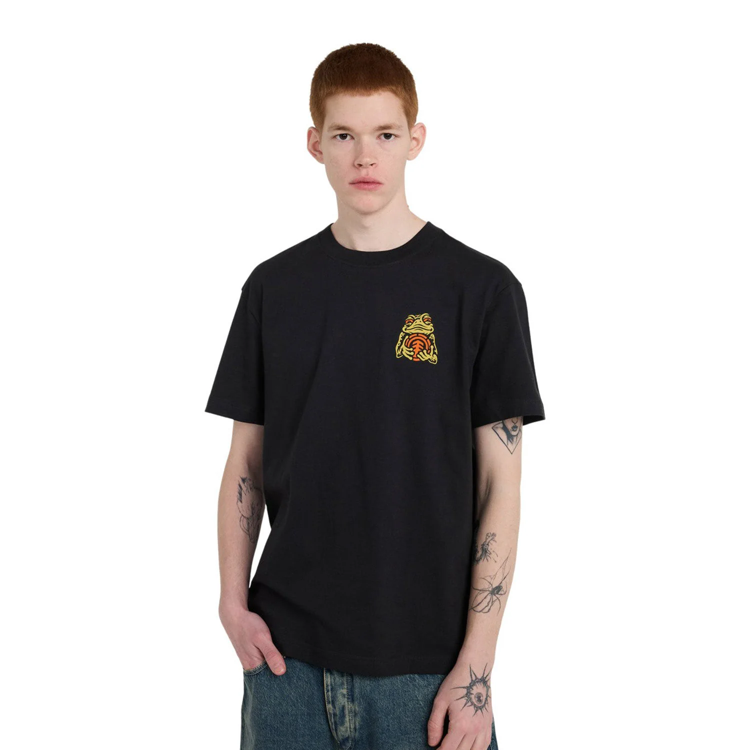 Element Timber The Frog T-Shirt Off Black