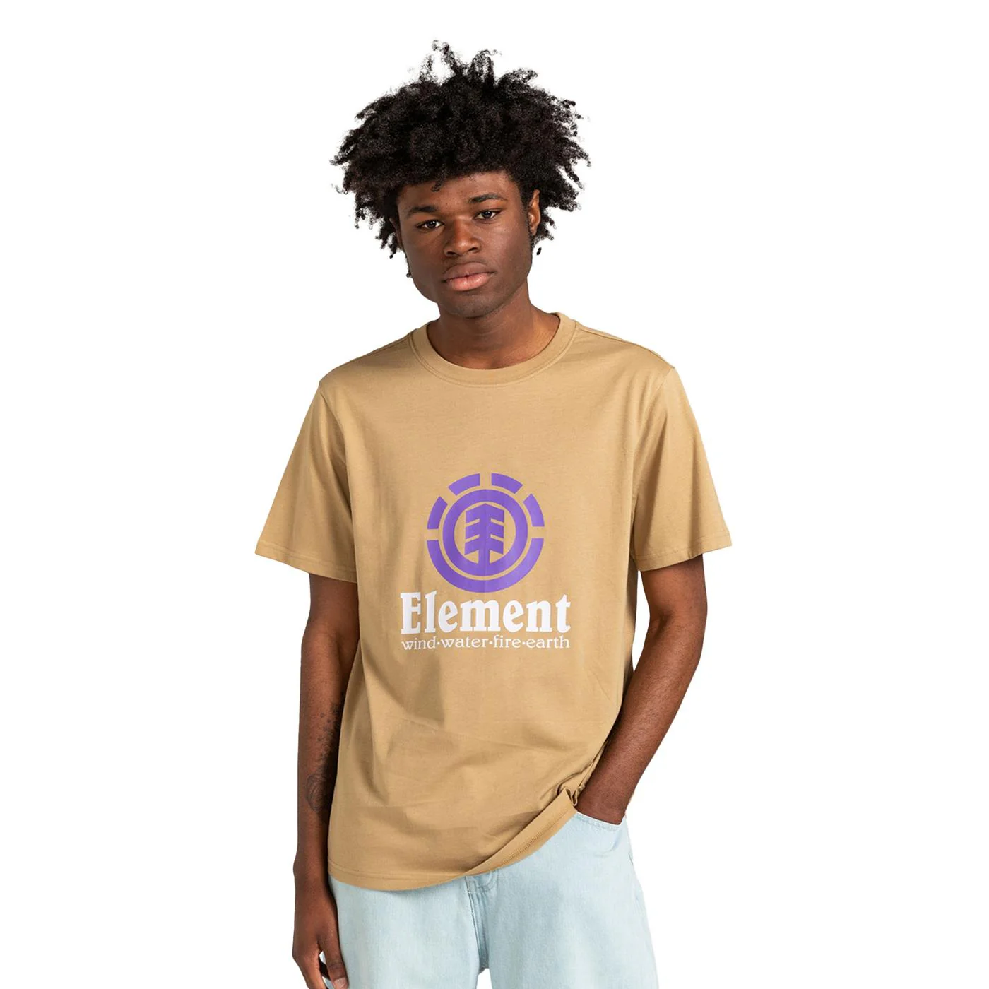 Element Vertical T-Shirt Khaki