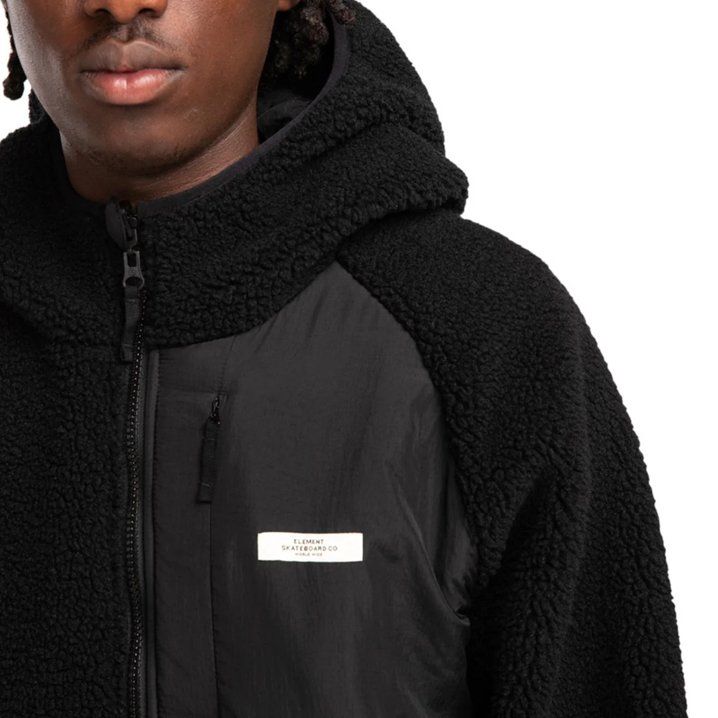 Element Wolfe Sherpa Jacket Flint Black - Image 3