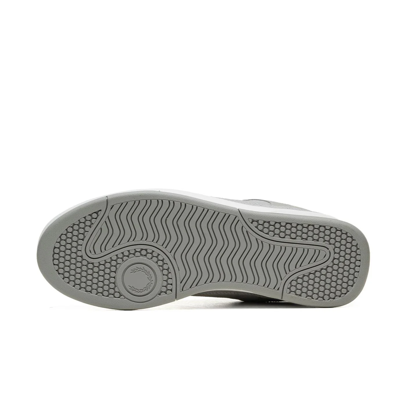 Fred Perry B300 Textured Nubuck/Suede Limestone/Snow White - Image 6