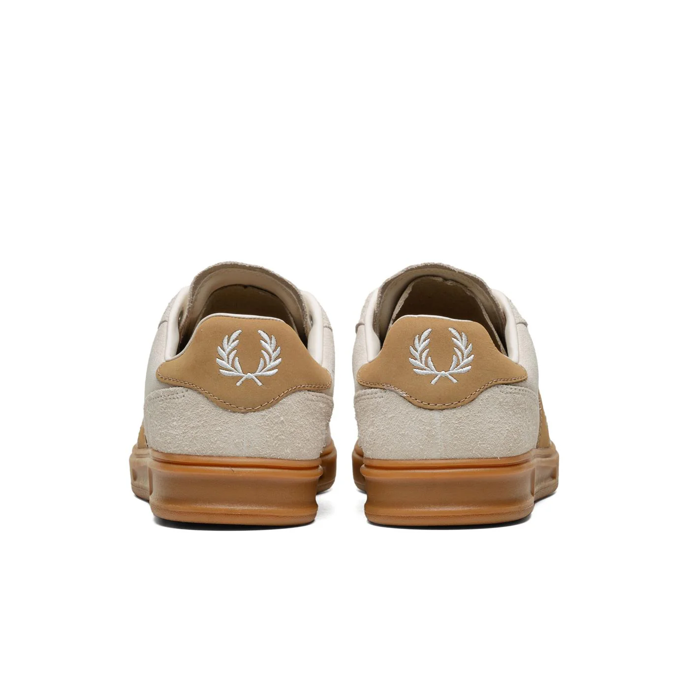 Fred Perry B4 Suede Ecru/Snow White - Image 4