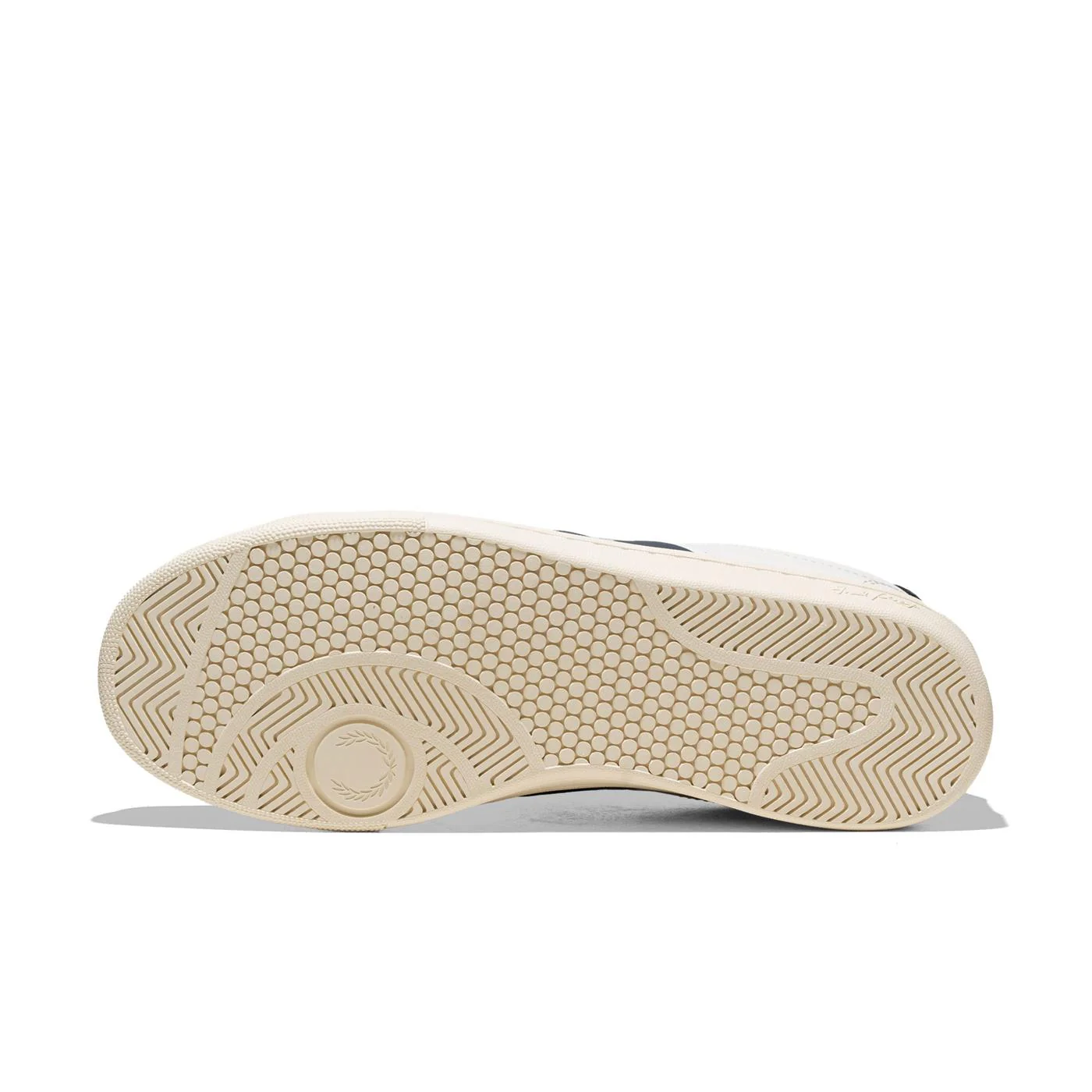 Fred Perry B721 Leather Perf/Branded Snow White/Snow White - Image 6