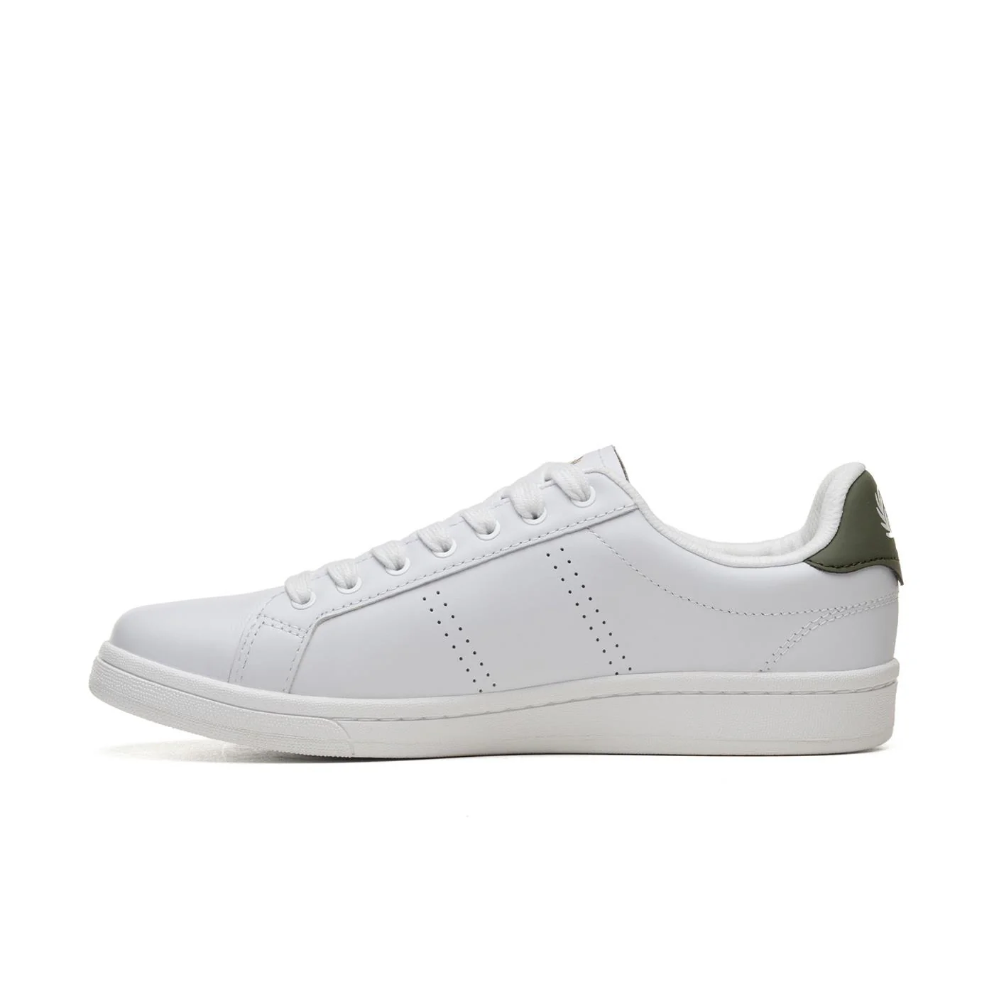 Fred Perry B721 White/Laurel Wreath Green - Image 2