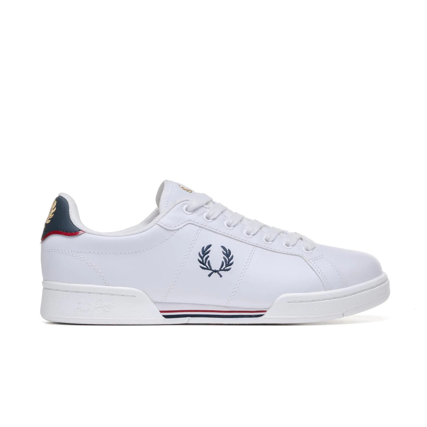Fred Perry B722 Leather White/Navy