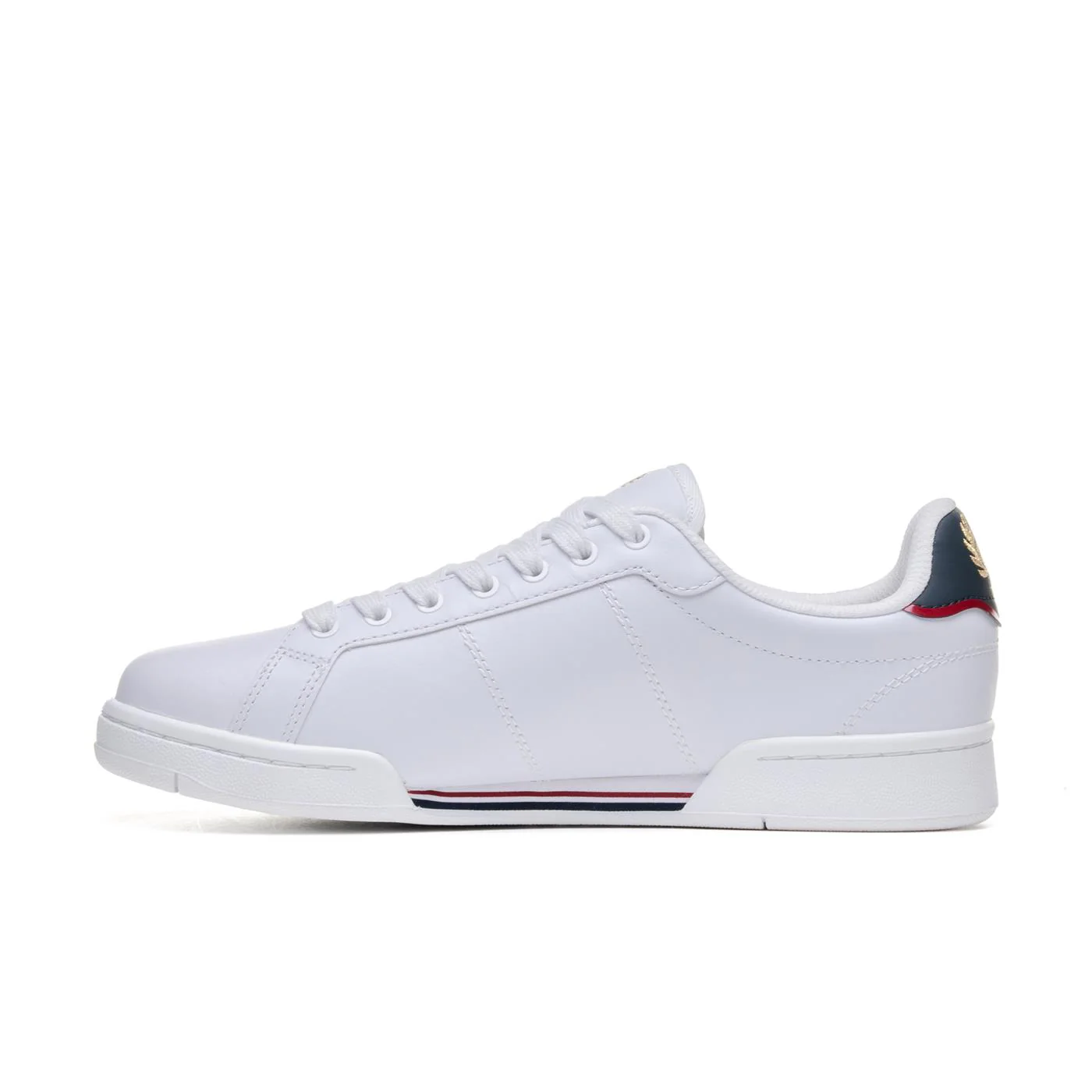 Fred Perry B722 Leather White/Navy - Image 2
